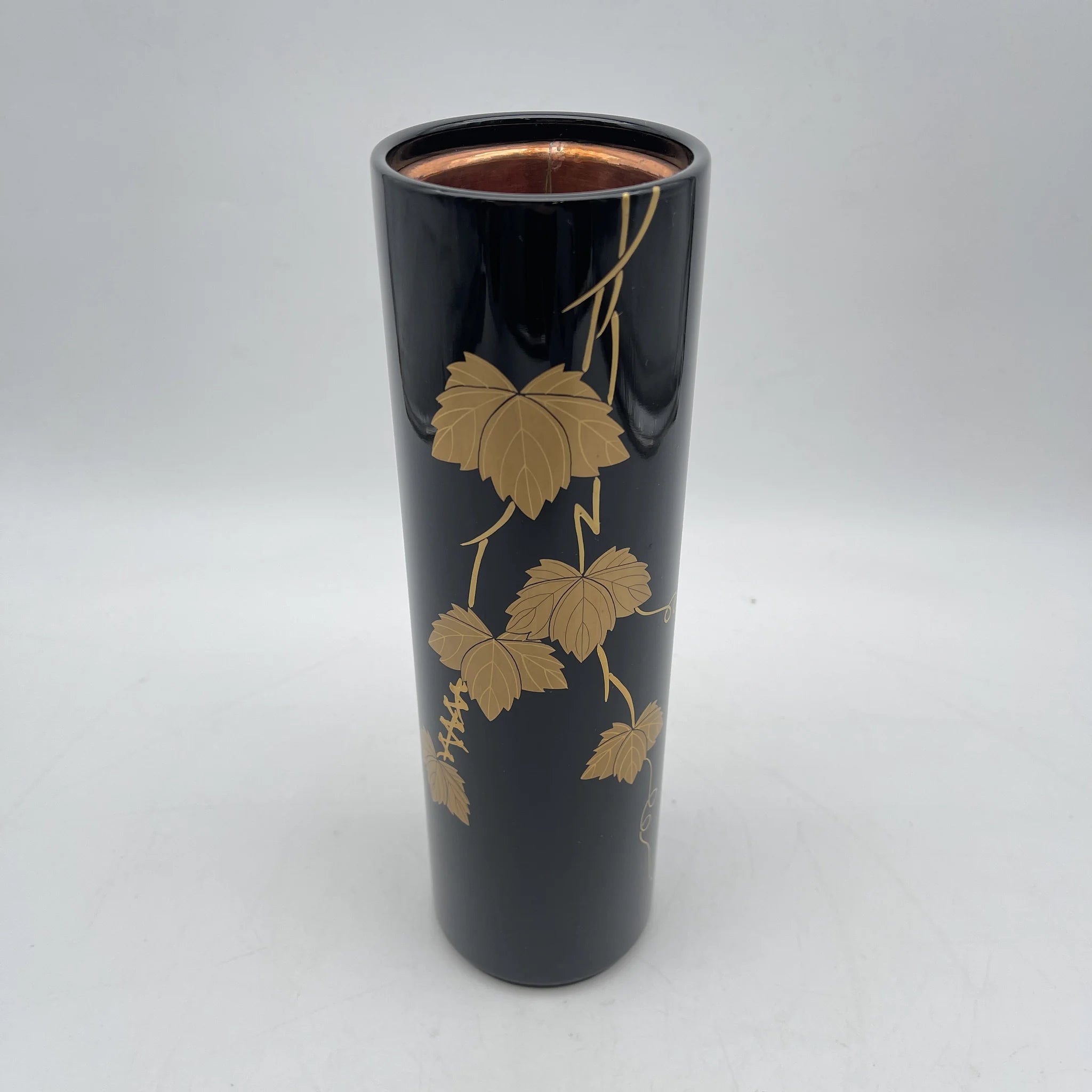 【复古】花生（花瓶）/山中漆器/推定1970-80s /漆器/日本/铜制泥盒，箱盒，茑