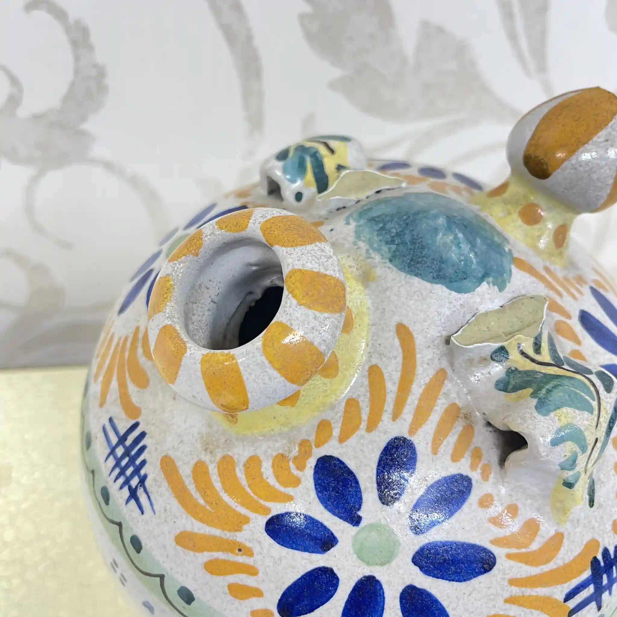 [Vintage] Jug / Mallorca ware / Estimated mid-late 20C / Pottery / Italy / Hand painted