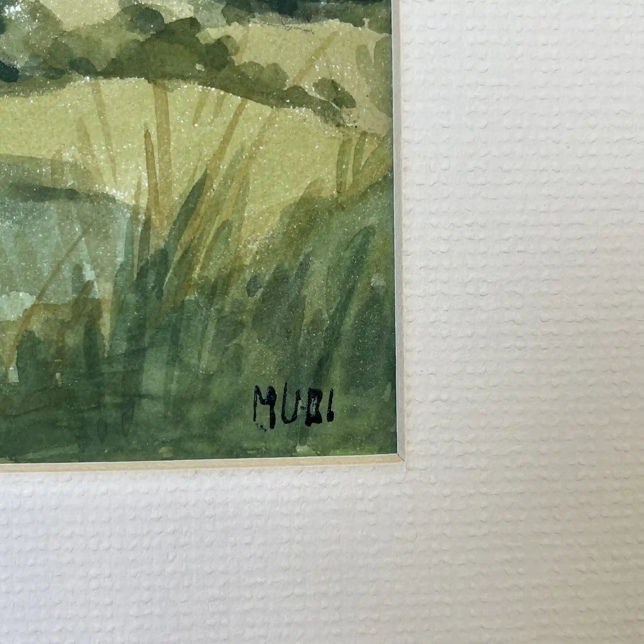 [Antique] Landscape Painting / "Buckinghamshire Landscape" / 1961 / Directly Imported from the UK