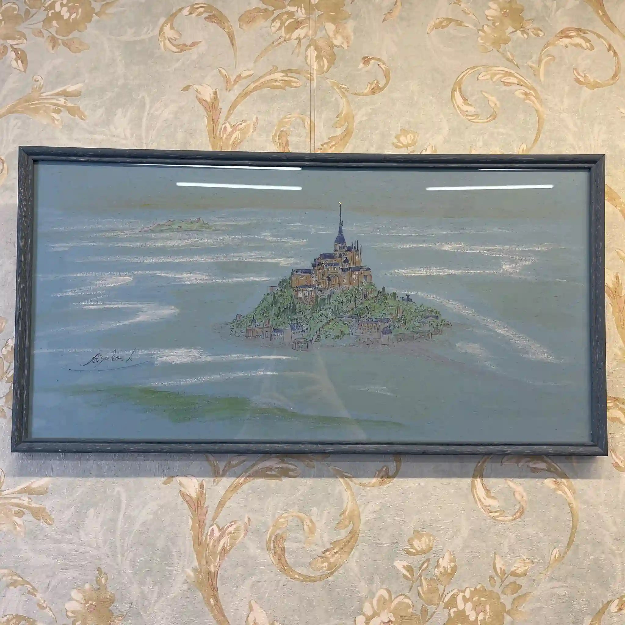 【アート/装飾品】 絵画 / 『モンサンミシェル』