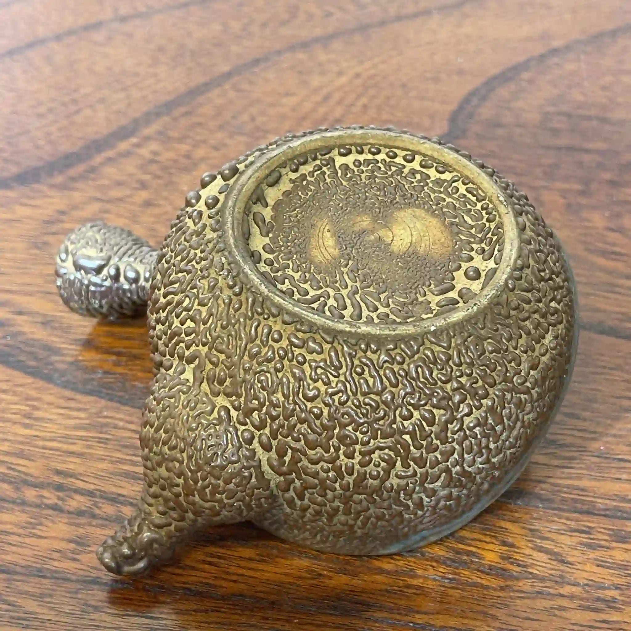 [Vintage] Set of tea utensils (tea chest, teapot, 5 teacups, 5 tea cups, tea scoop) / Ohori Soma ware / Estimated 1960-80s / Pottery / Japan / Running piece