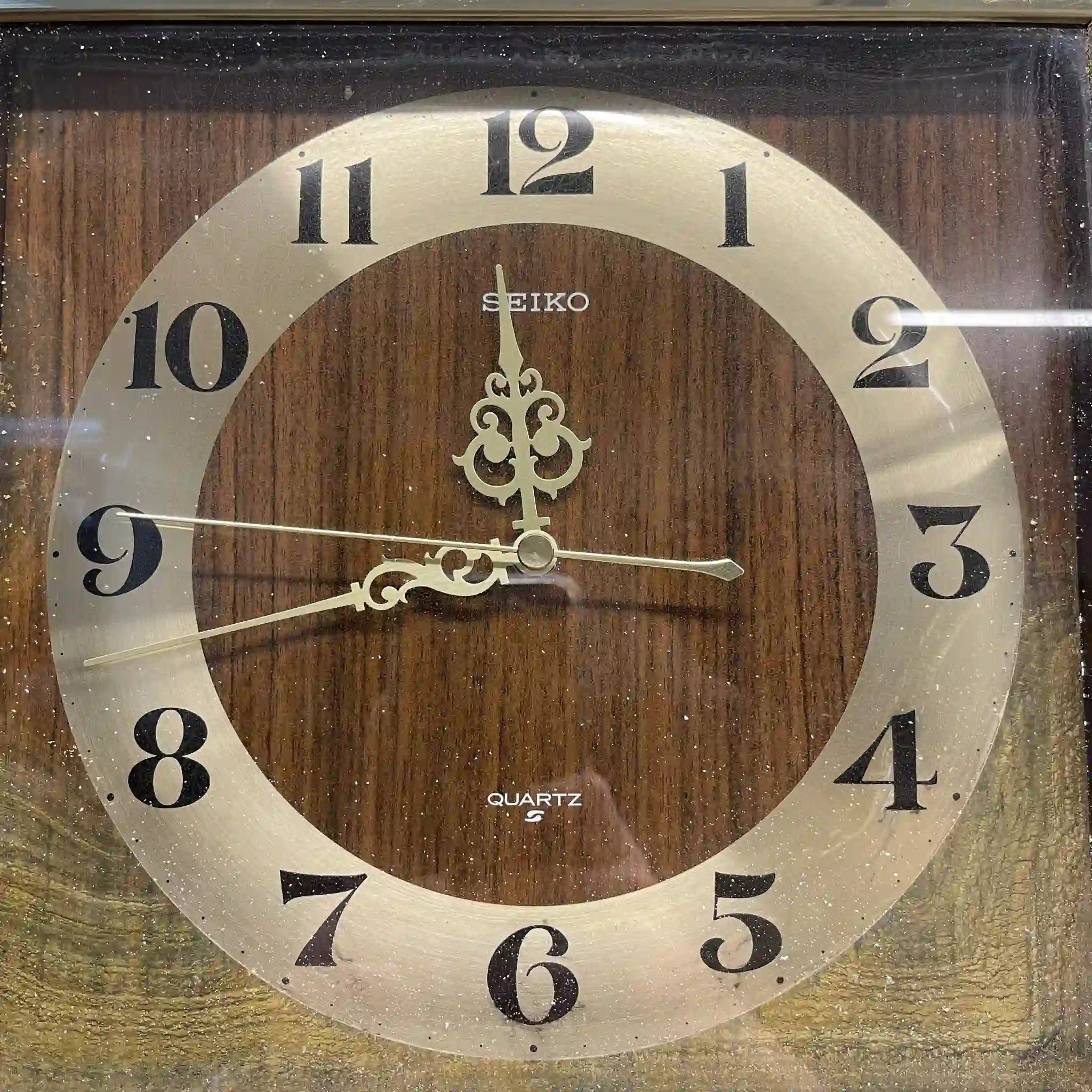 【リユース】 木製フレーム掛時計 / SEIKO / 日本