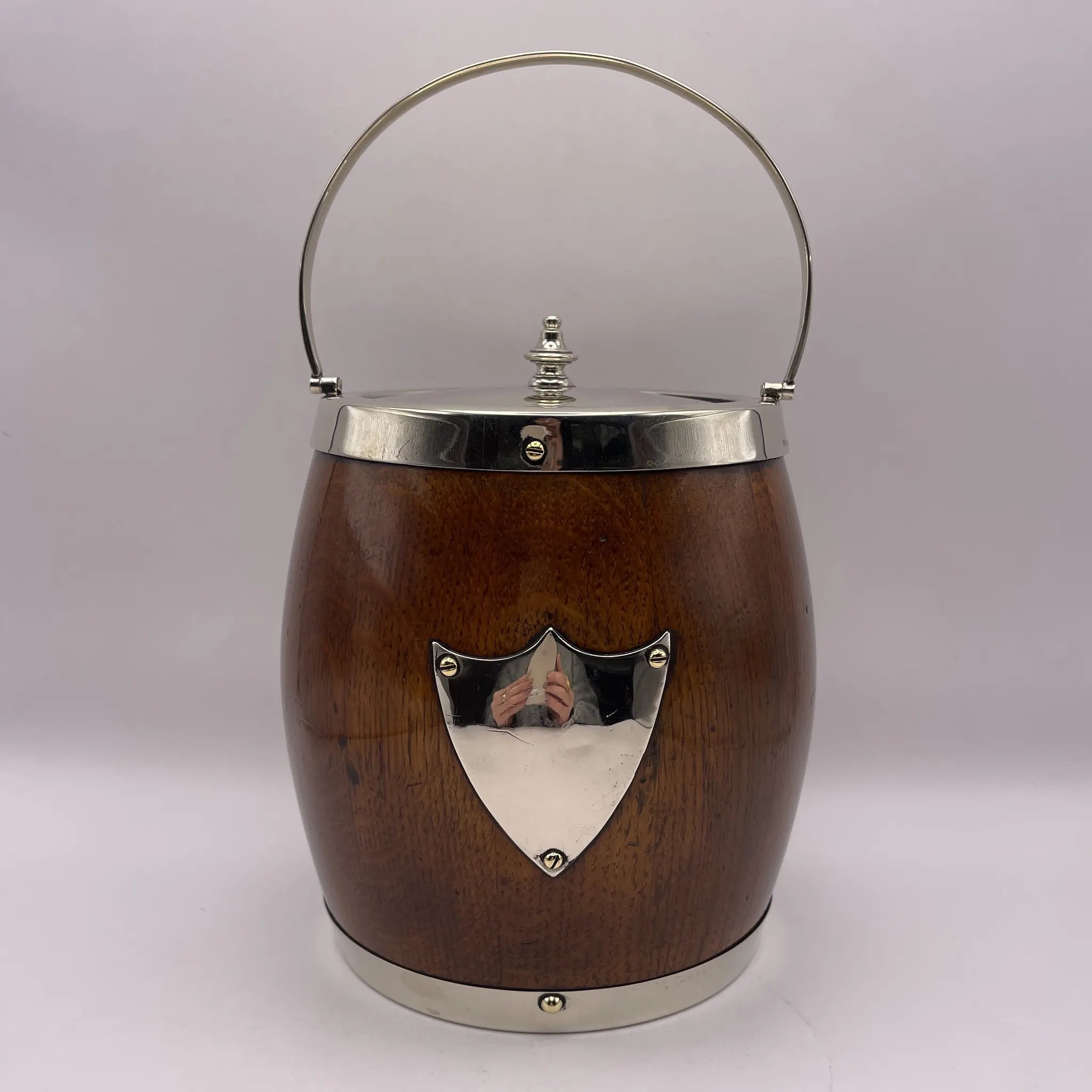 【ビンテージ】 アイスバケツ / オーク / イギリス / ミッドセンチュリー・モダン