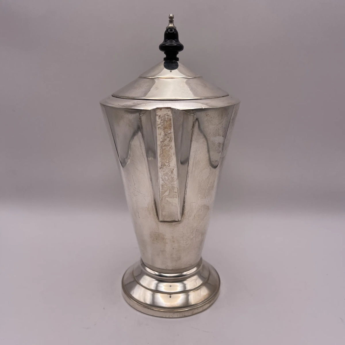 KAVIN / Coffee pot / Art Deco style / 1920s-1940s / Silver plate (silver plated) / England / Art Deco form, heat-resistant resin handle / [Vintage]