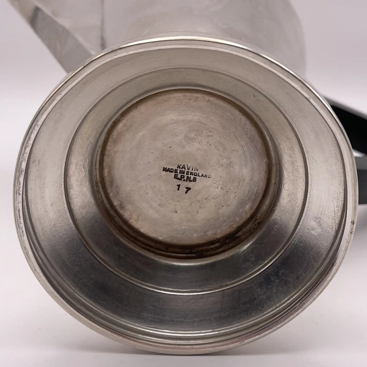 KAVIN / Coffee pot / Art Deco style / 1920s-1940s / Silver plate (silver plated) / England / Art Deco form, heat-resistant resin handle / [Vintage]
