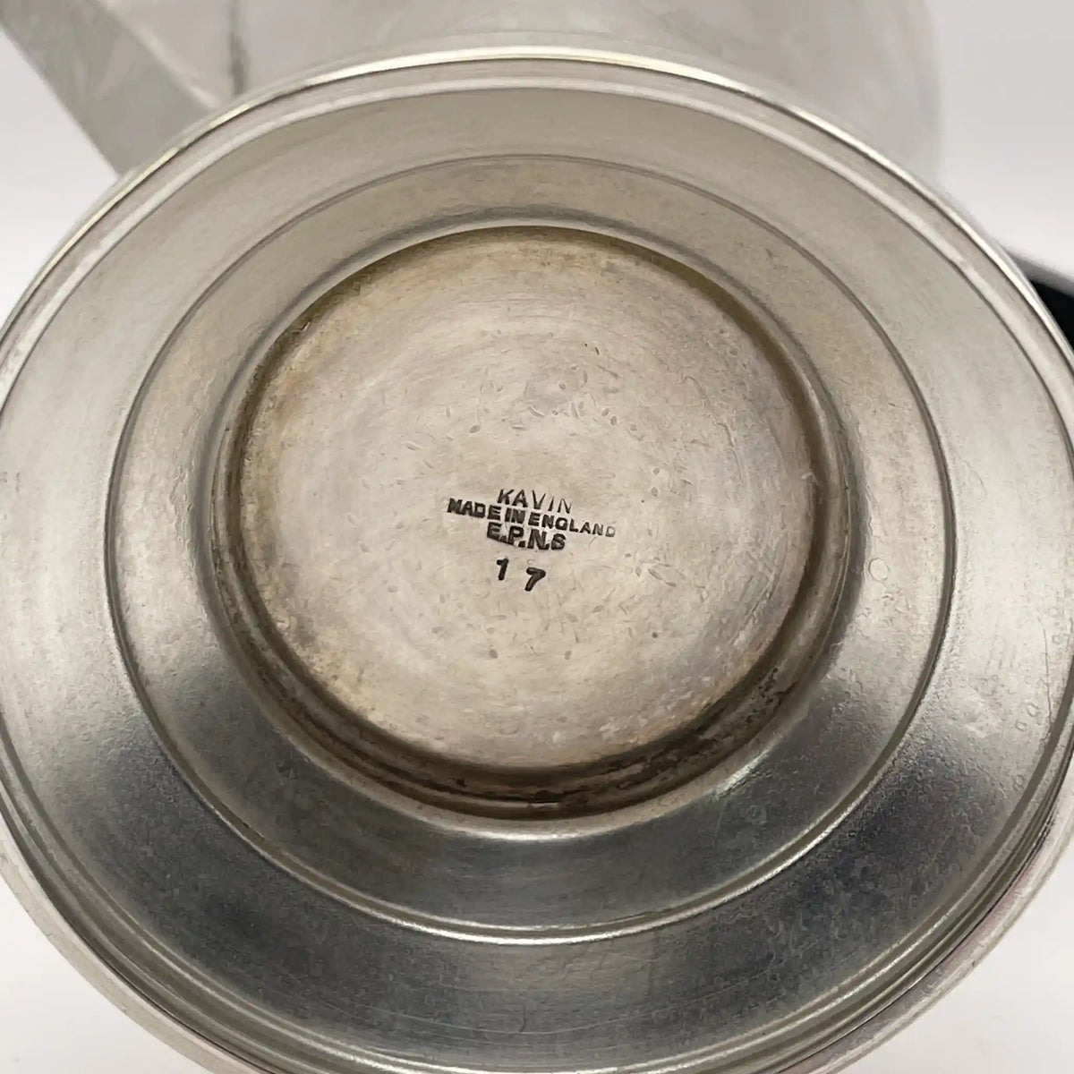 KAVIN / Coffee pot / Art Deco style / 1920s-1940s / Silver plate (silver plated) / England / Art Deco form, heat-resistant resin handle / [Vintage]