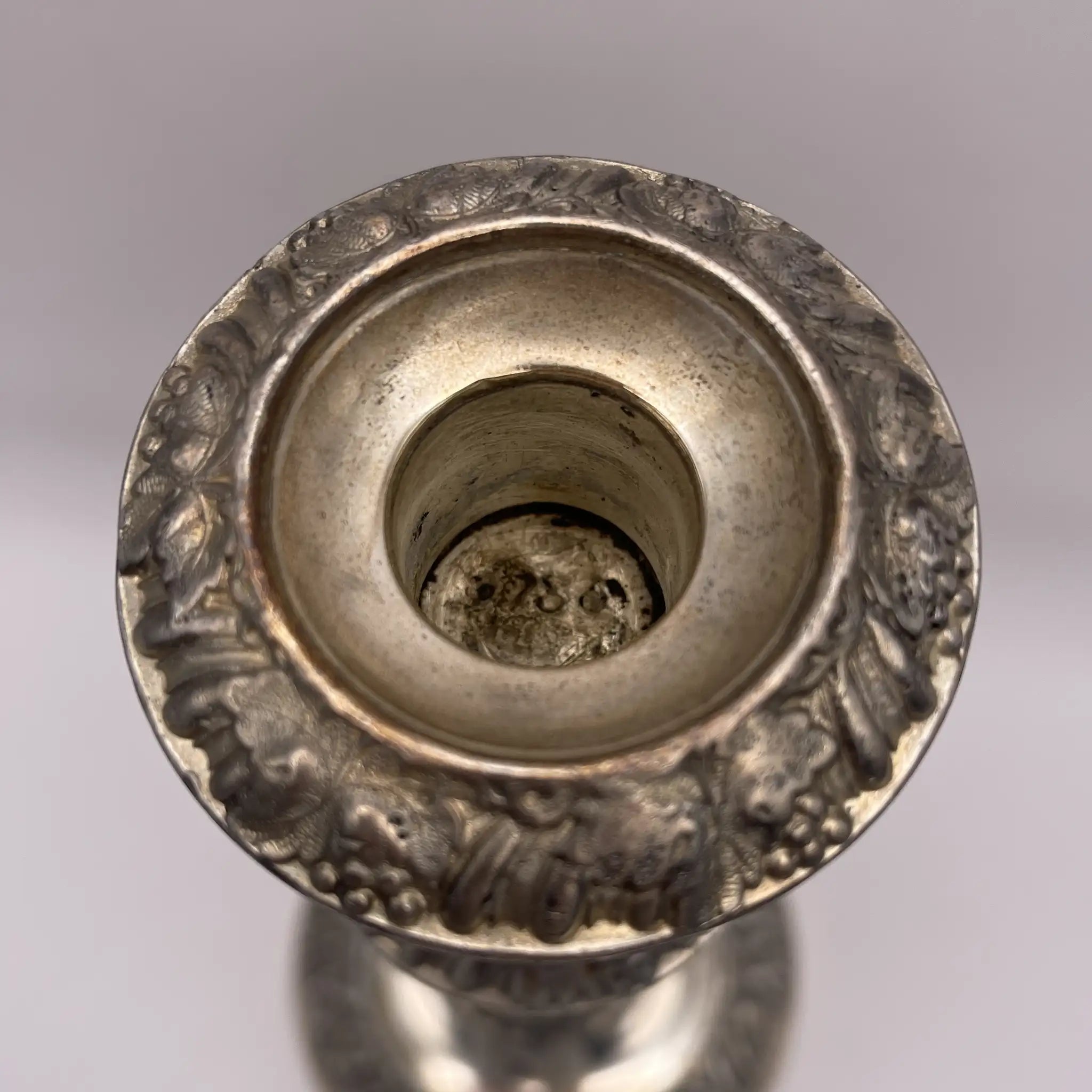 Vintage Candlestick / Silver Plated / England / Gudruning, Neoclassical