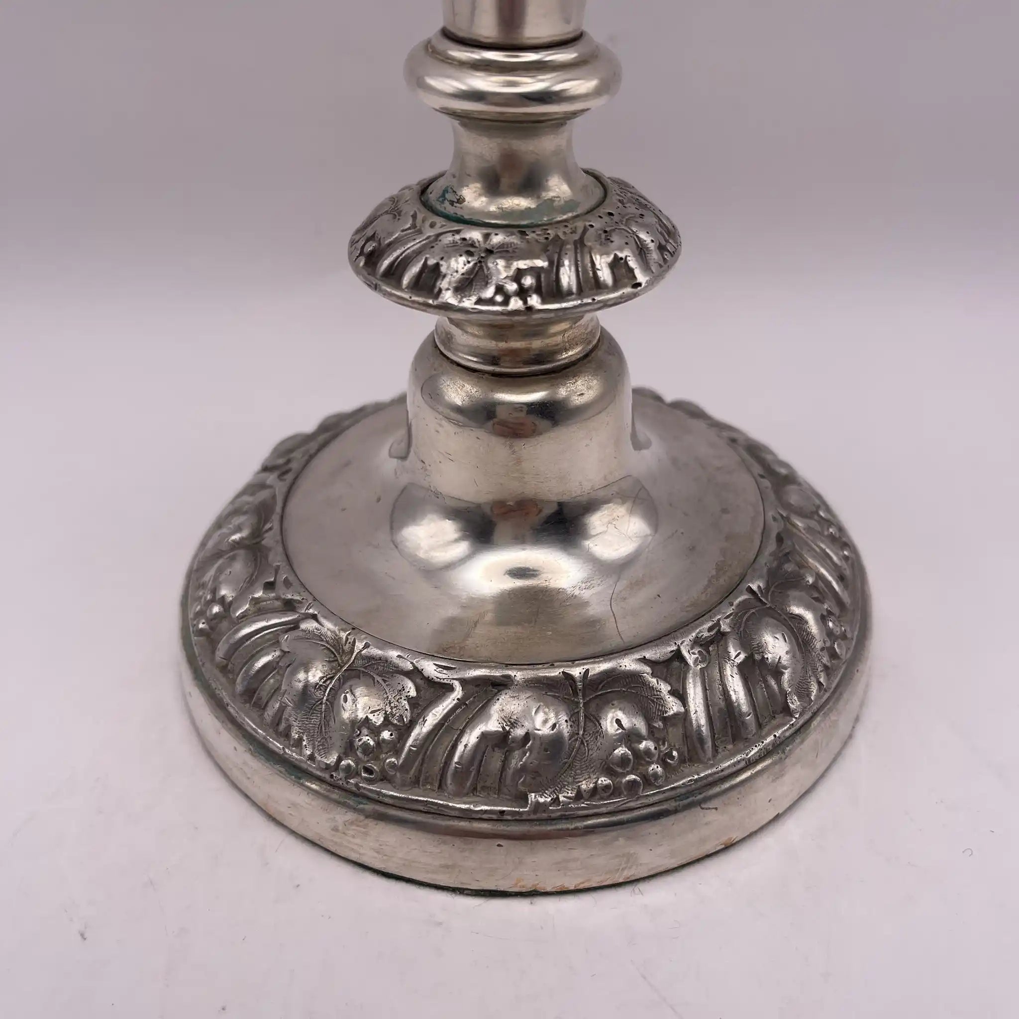 Vintage Candlestick / Silver Plated / England / Gudruning, Neoclassical