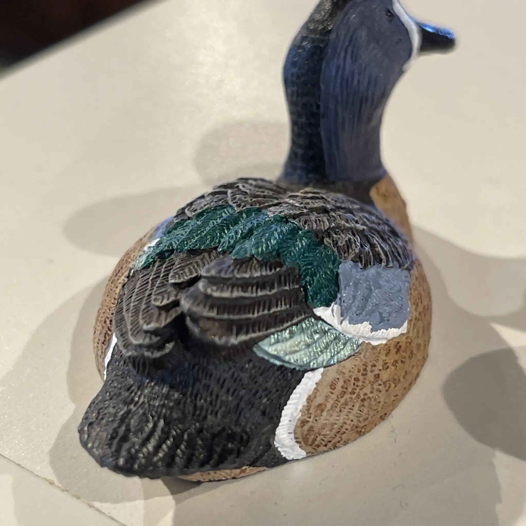 [Reused] Miniature Duck / Handmade / Blue Winged Teal
