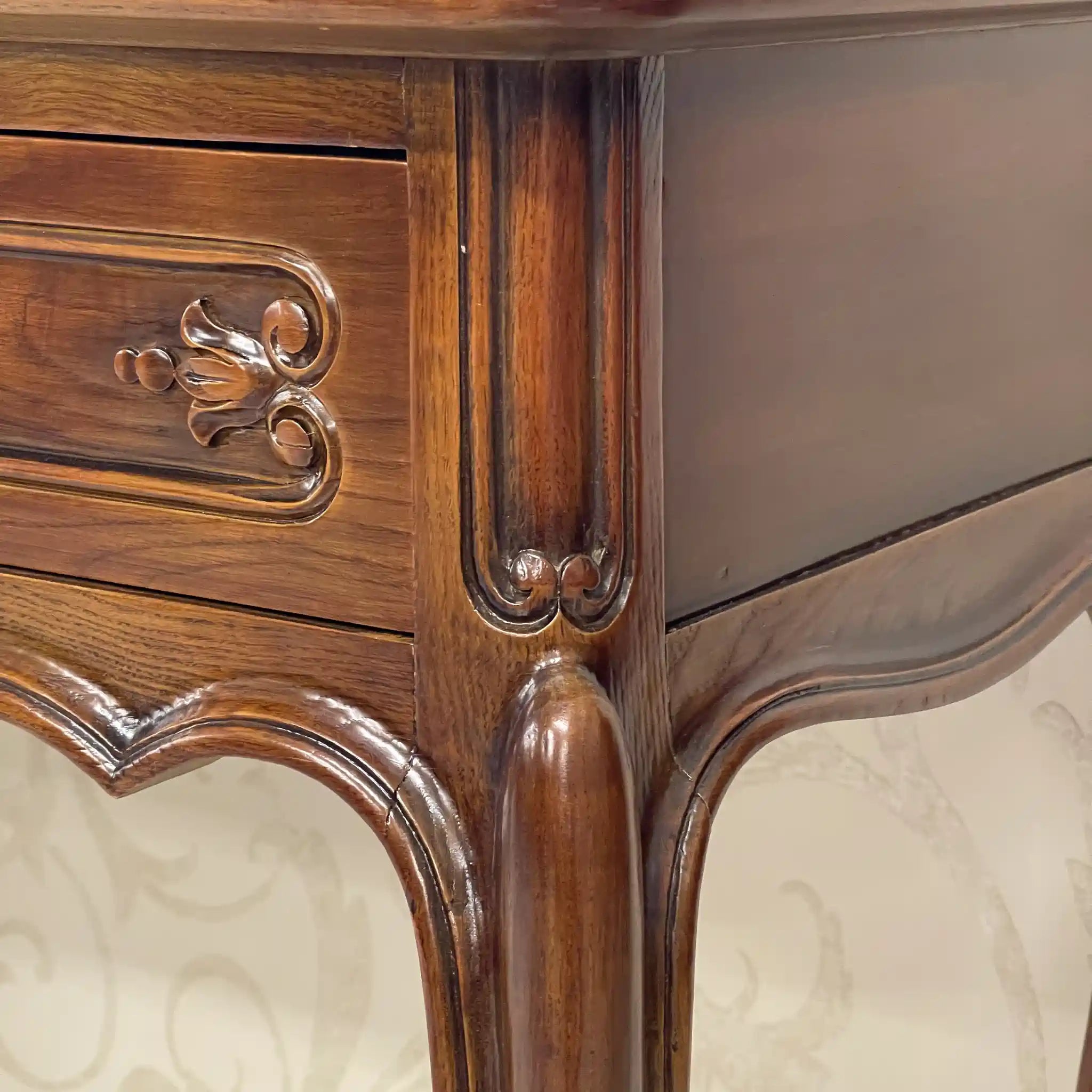 【アンティーク】 ライティングビューロー(セット) / 猫脚 天板・内部リペア済