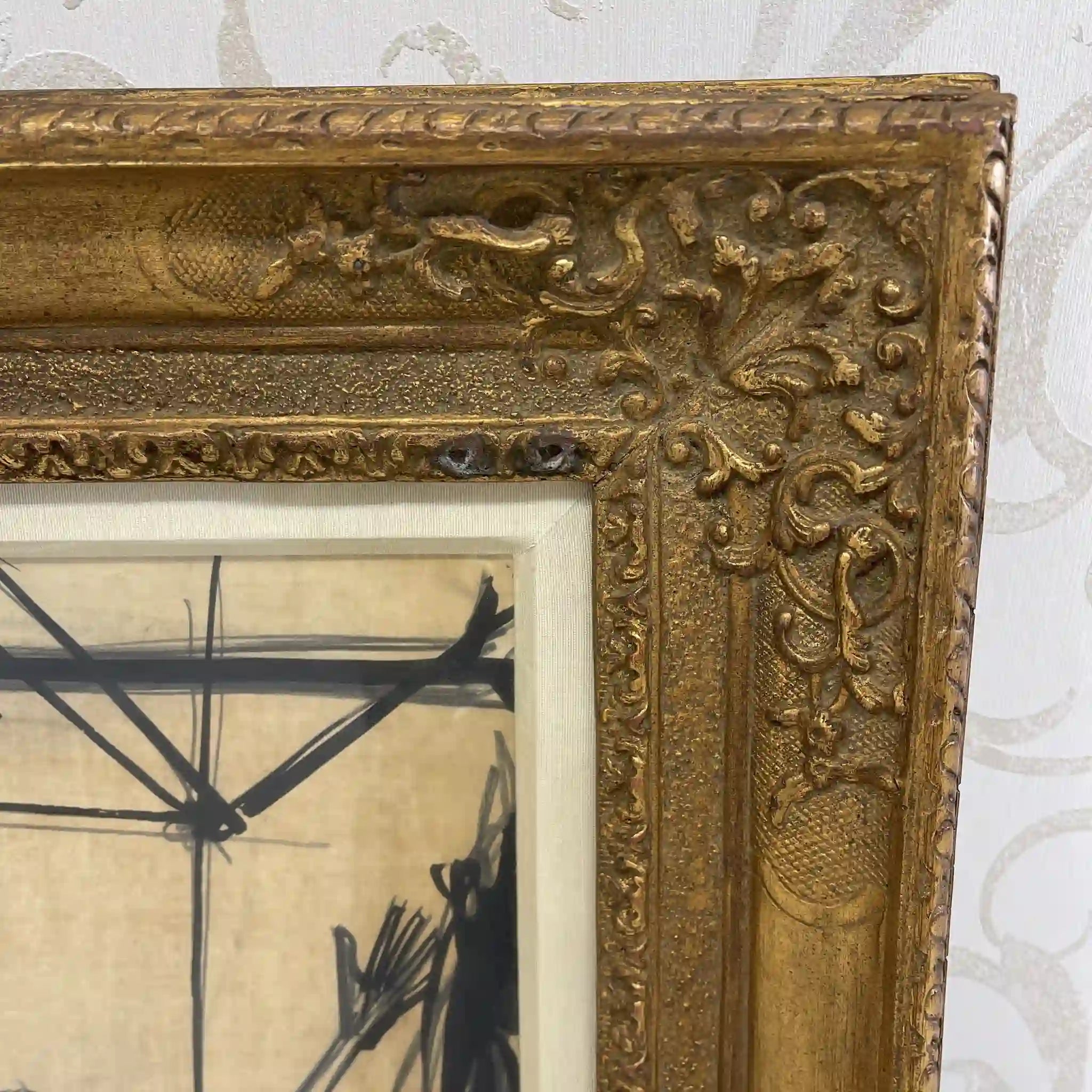 [Vintage] Painting / Bernard Buffet / The Circus (Le Cirque) / France