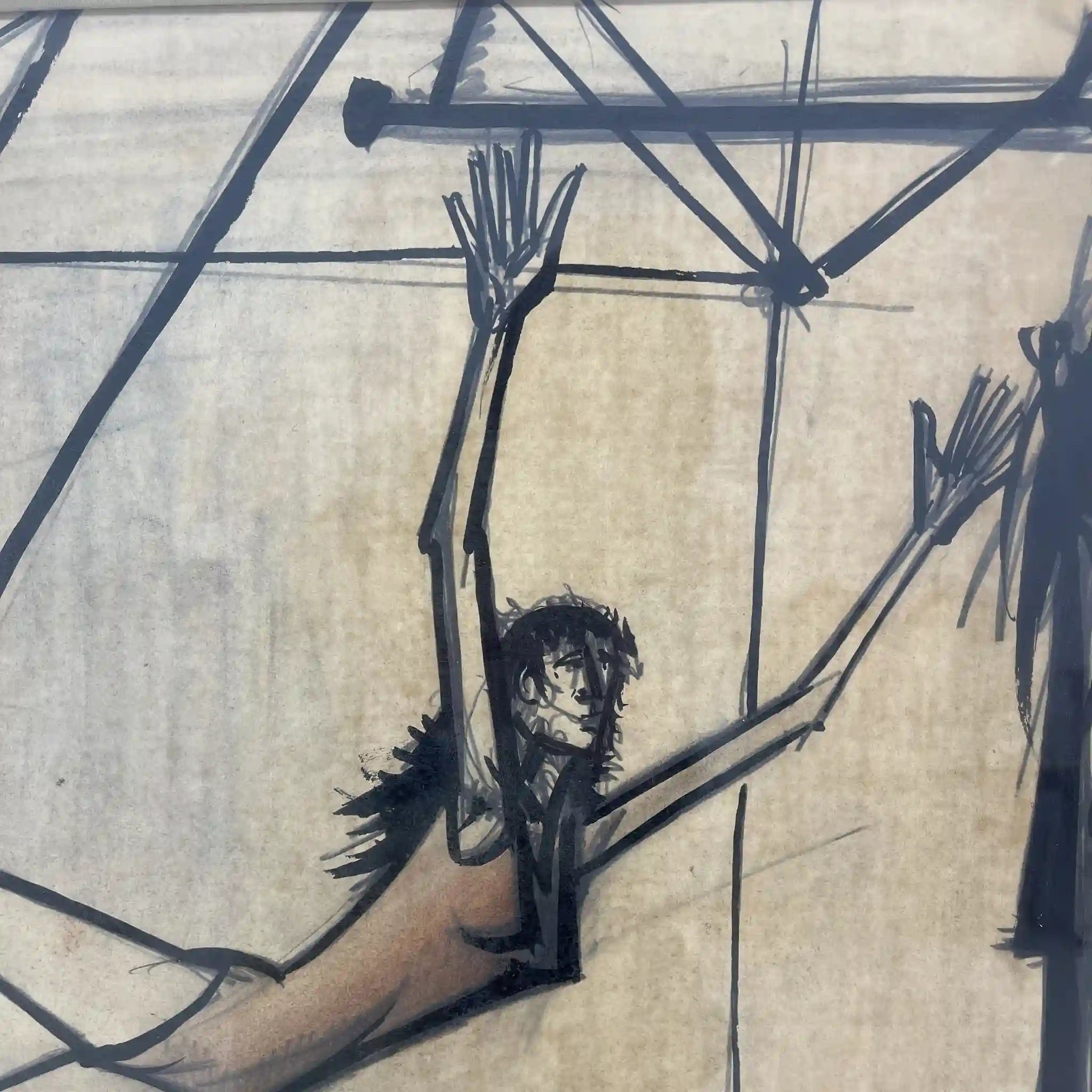 [Vintage] Painting / Bernard Buffet / The Circus (Le Cirque) / France