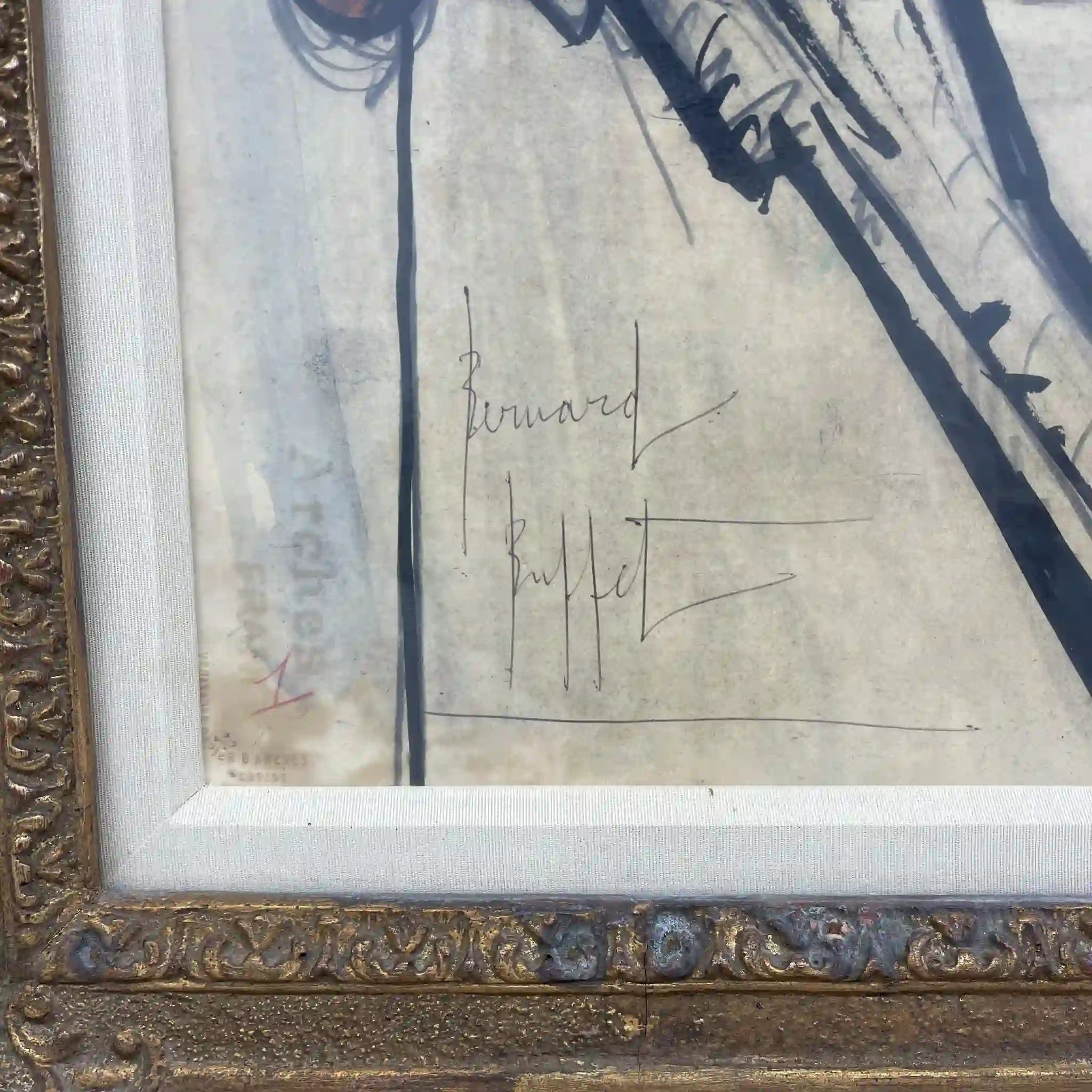 [Vintage] Painting / Bernard Buffet / The Circus (Le Cirque) / France