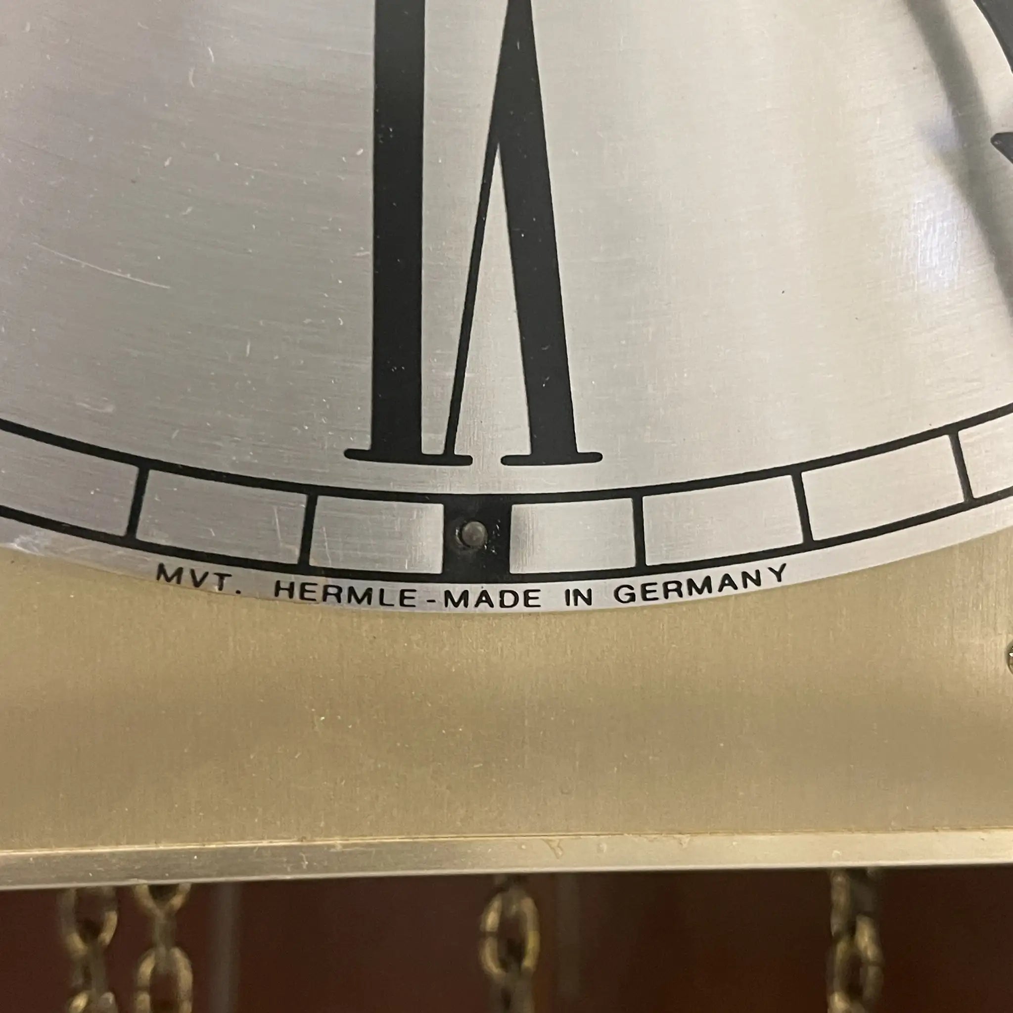 Vintage Hall Clock / Hermle / Late 20th Century (Estimated) / Ash / Germany