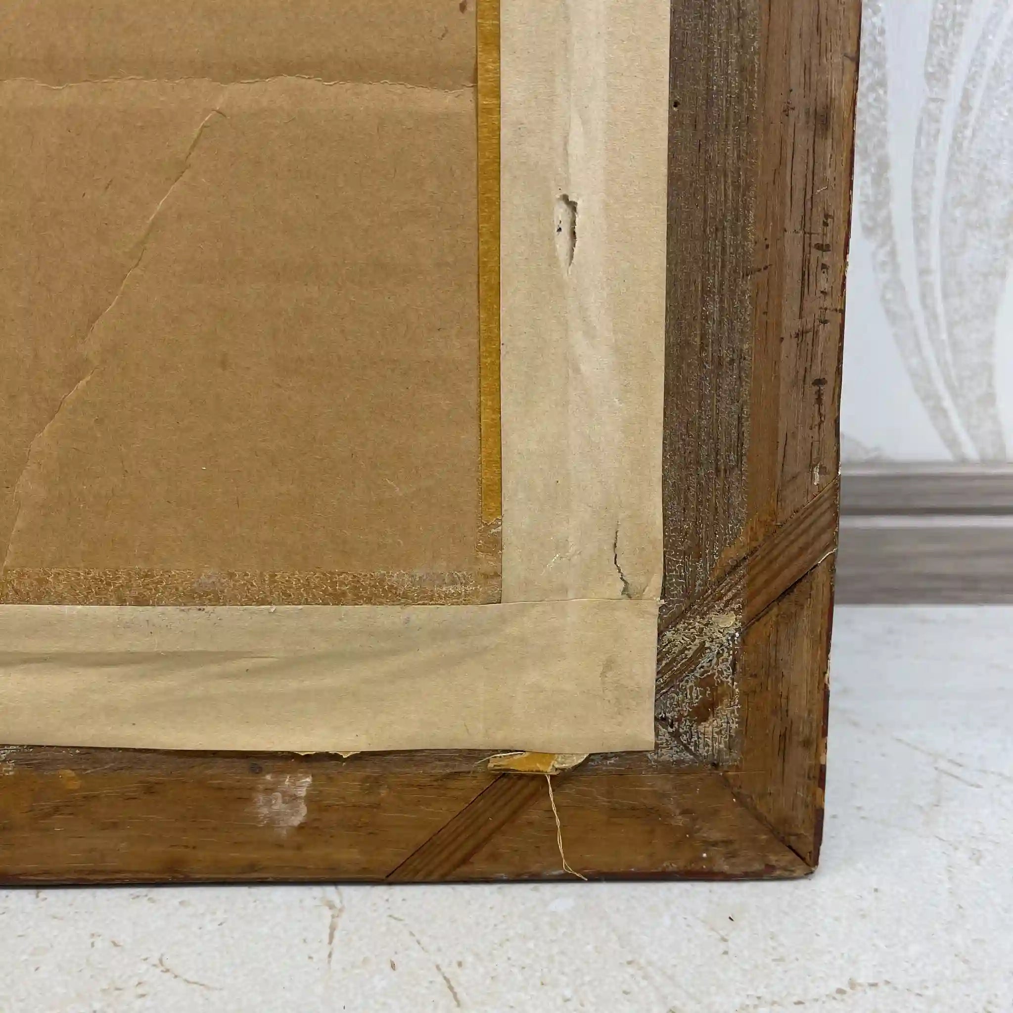 【复古】油画/ Louis Fabien / A l'ombre des mimosas / 20世纪/画布/法国/印象派，米莫莎