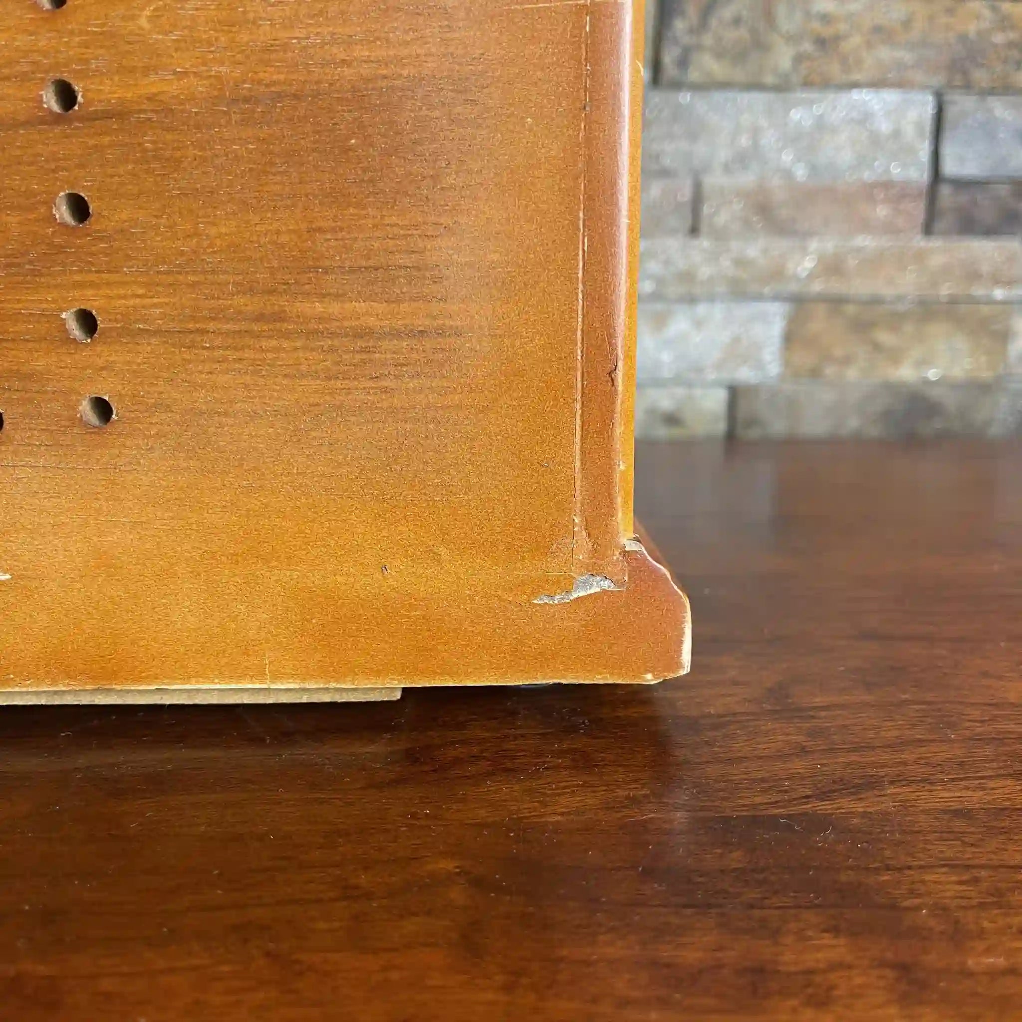 [Reused] All-in-one wooden stereo system / Czech / Records, CDs, Cassettes, Radio