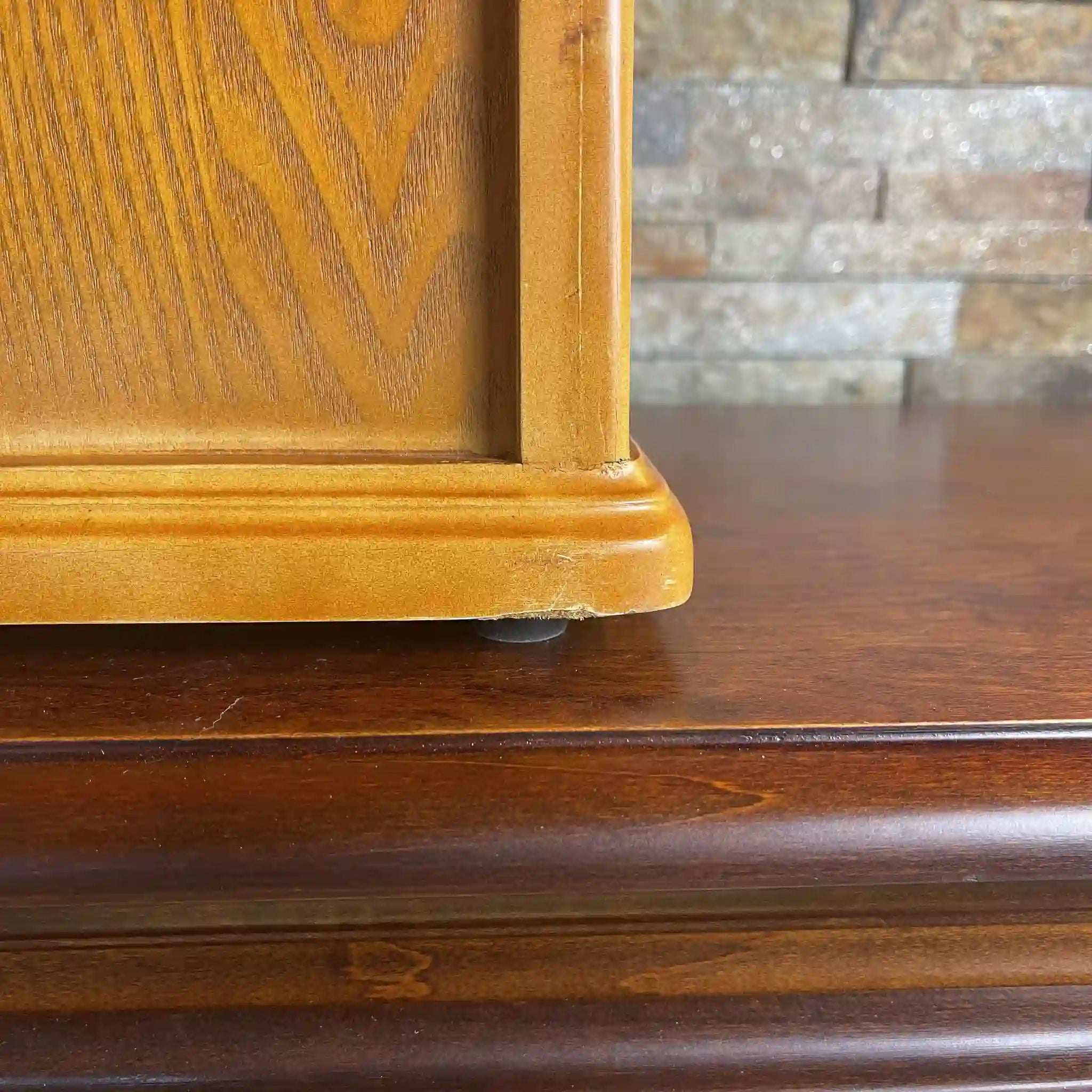 [Reused] All-in-one wooden stereo system / Czech / Records, CDs, Cassettes, Radio