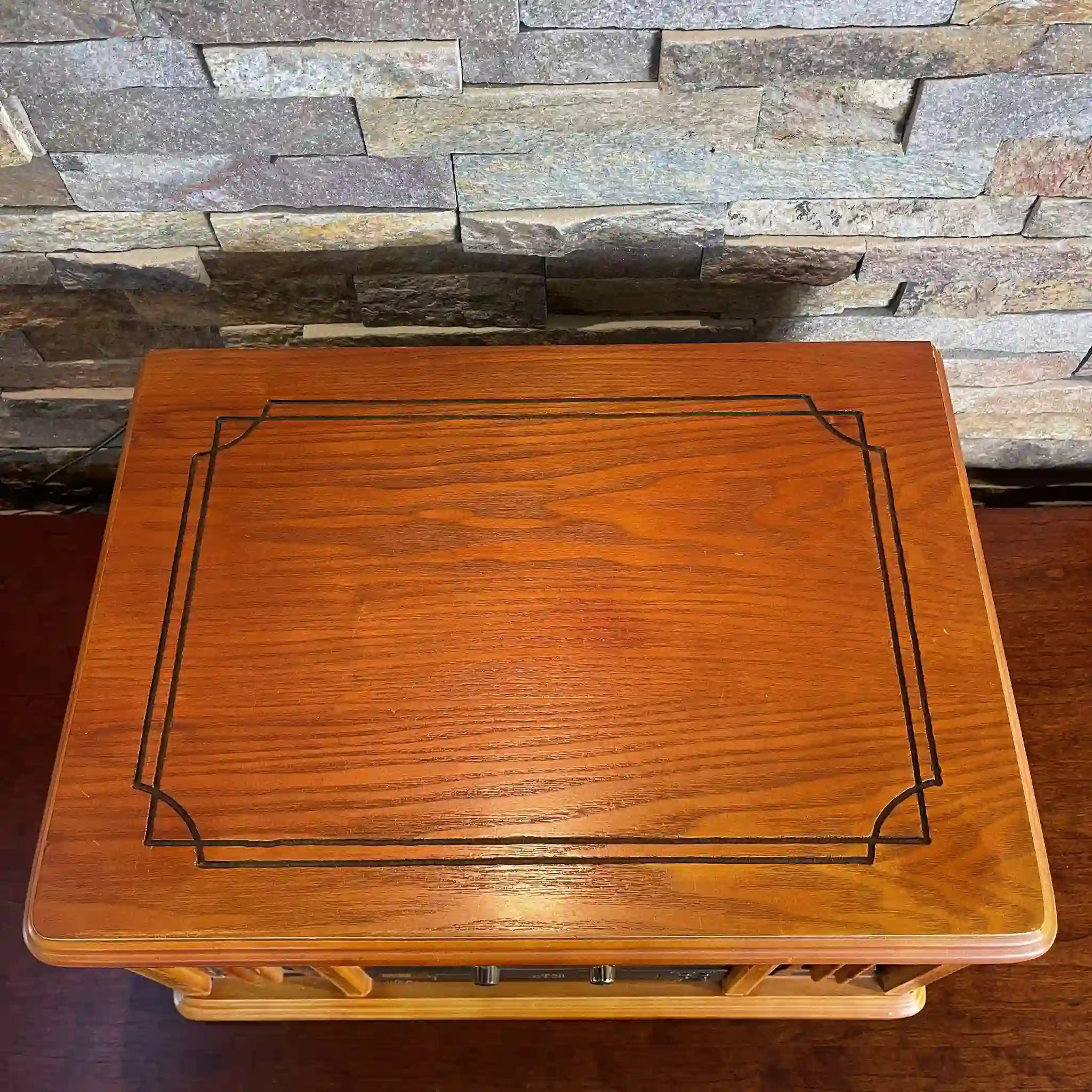 [Reused] All-in-one wooden stereo system / Czech / Records, CDs, Cassettes, Radio