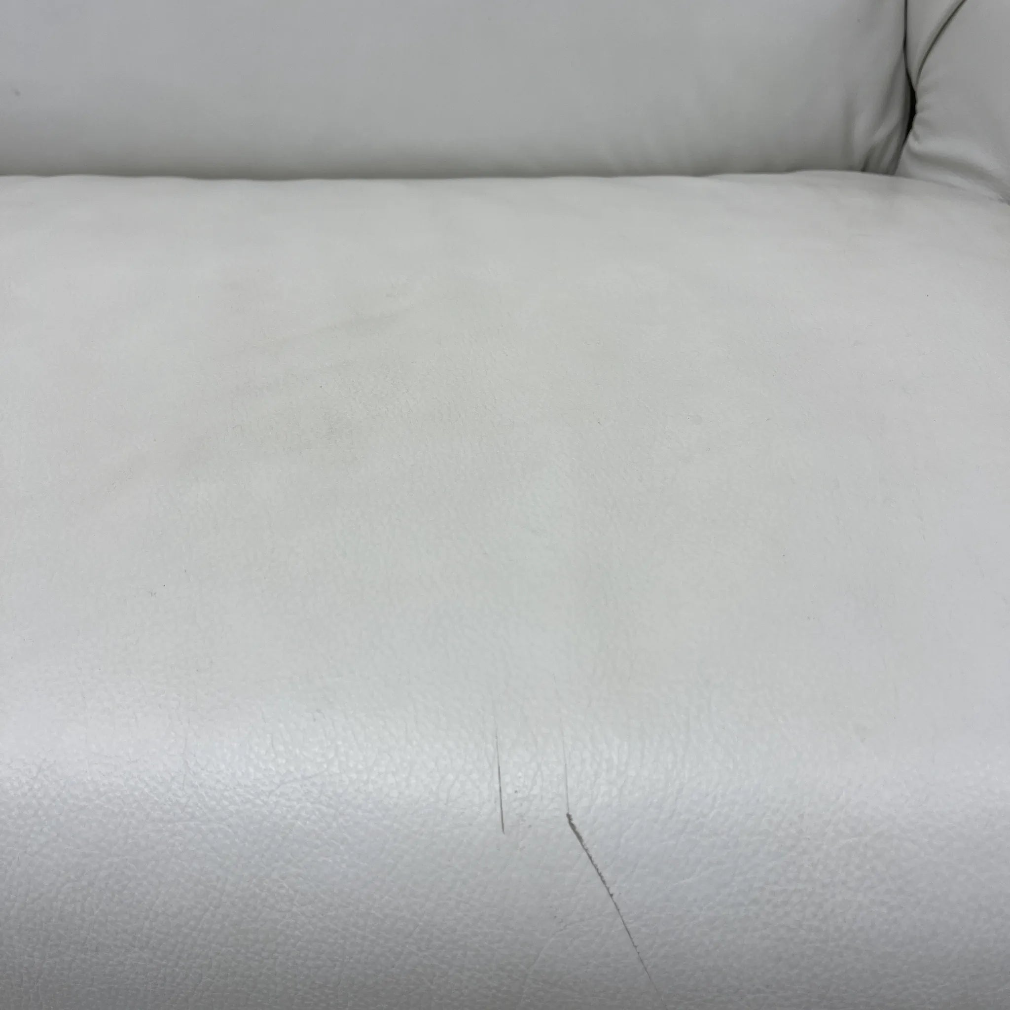 [Vintage] Sofa 2P / CALIA ITALIA / After 1965 / Genuine leather / Italy / Curved silhouette, Italian full leather
