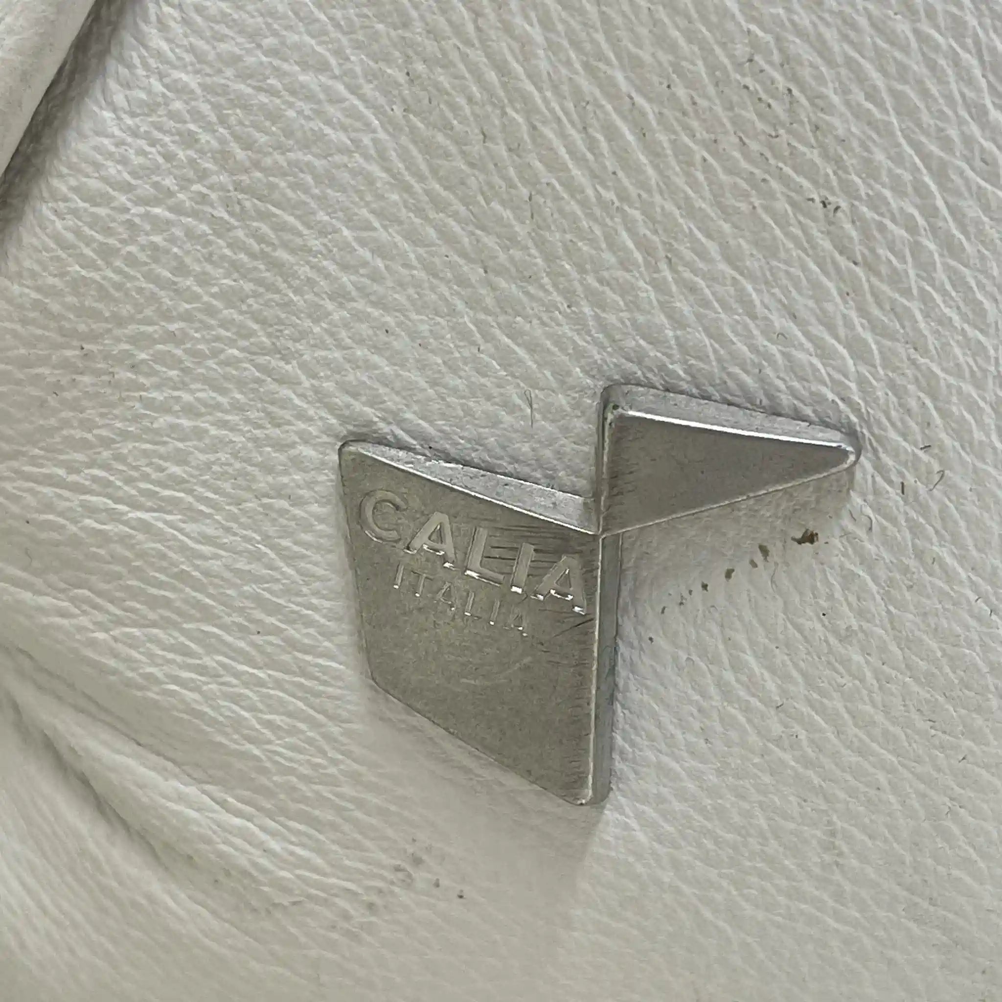 [Vintage] Sofa 2P / CALIA ITALIA / After 1965 / Genuine leather / Italy / Curved silhouette, Italian full leather