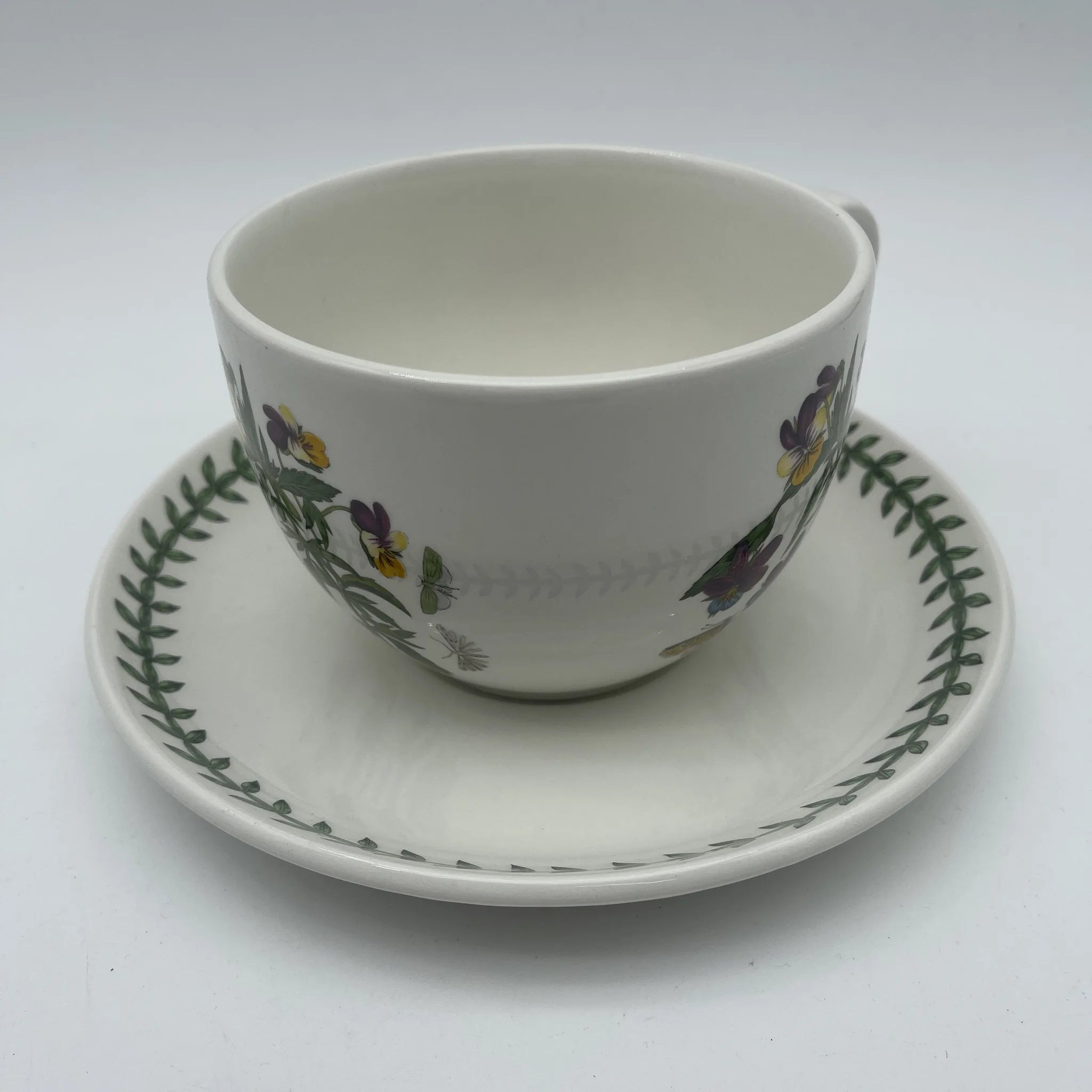 [Vintage] Cup & Saucer / PORTMERION / The Botanic Garden / 1970s- / England