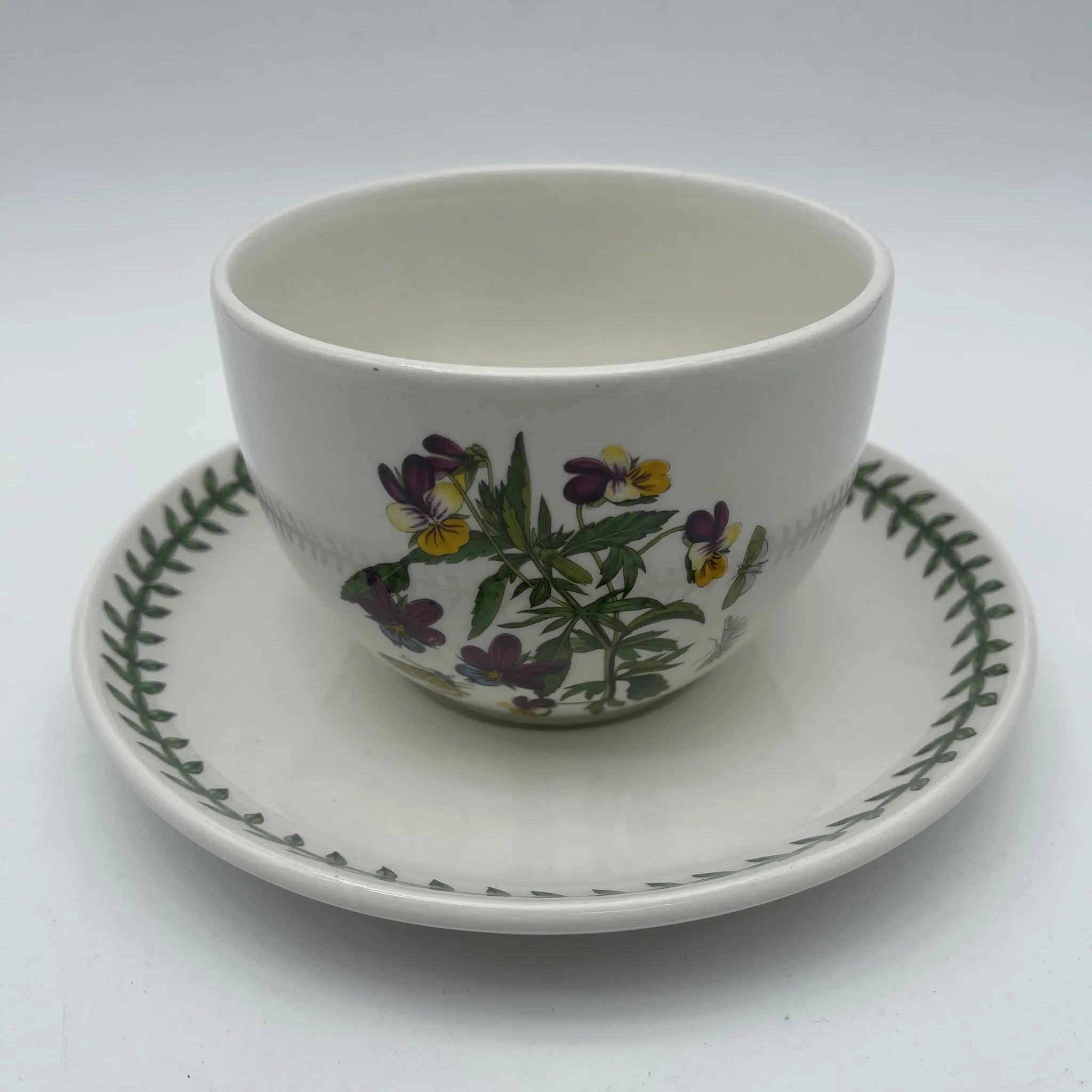 [Vintage] Cup & Saucer / PORTMERION / The Botanic Garden / 1970s- / England