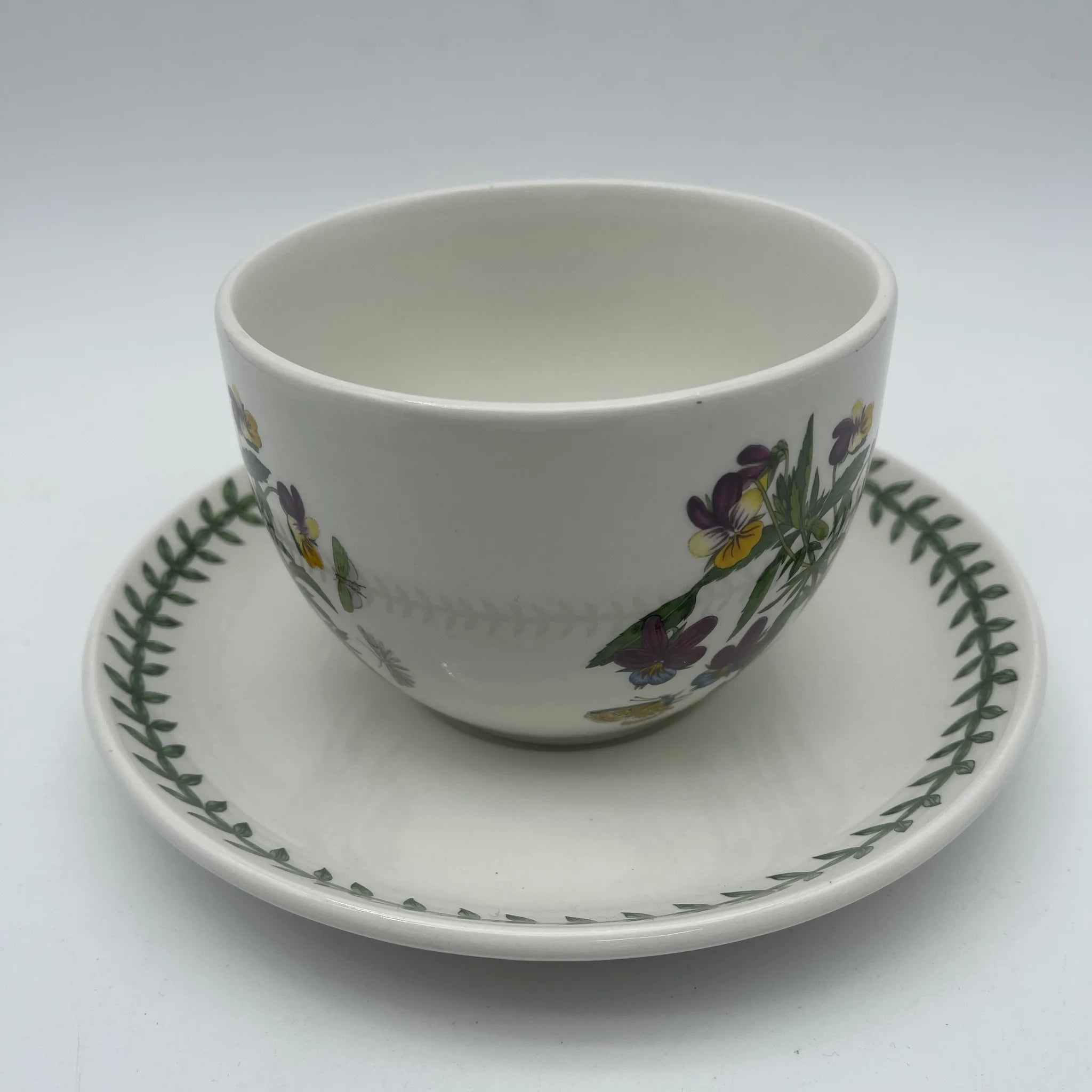 [Vintage] Cup & Saucer / PORTMERION / The Botanic Garden / 1970s- / England