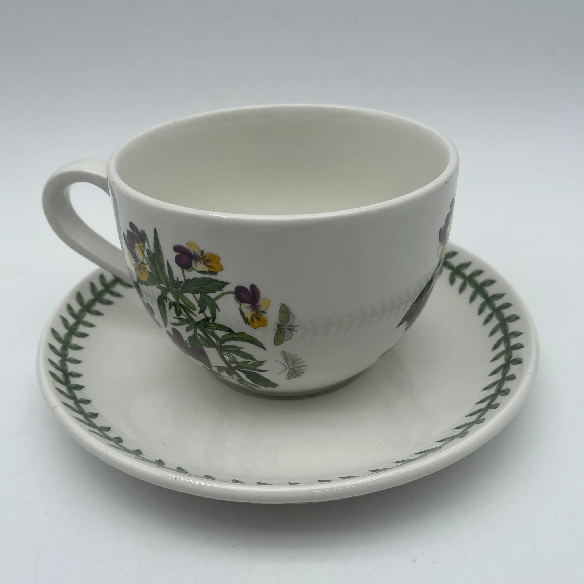 [Vintage] Cup & Saucer / PORTMERION / The Botanic Garden / 1970s- / England