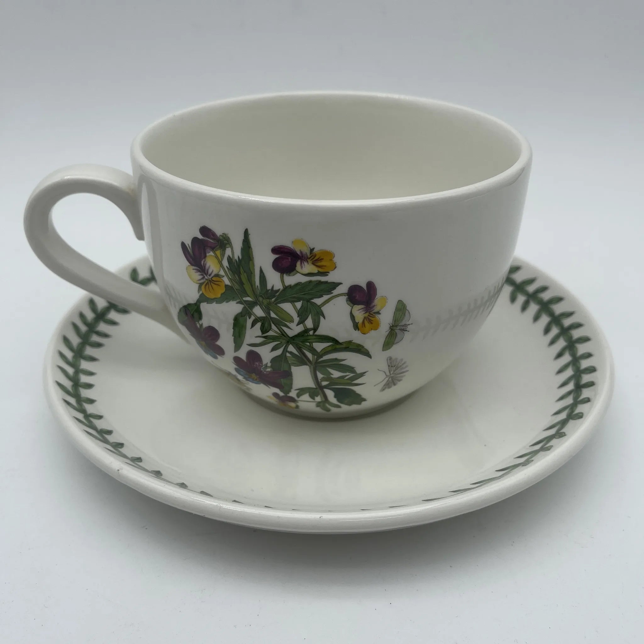 [Vintage] Cup & Saucer / PORTMERION / The Botanic Garden / 1970s- / England