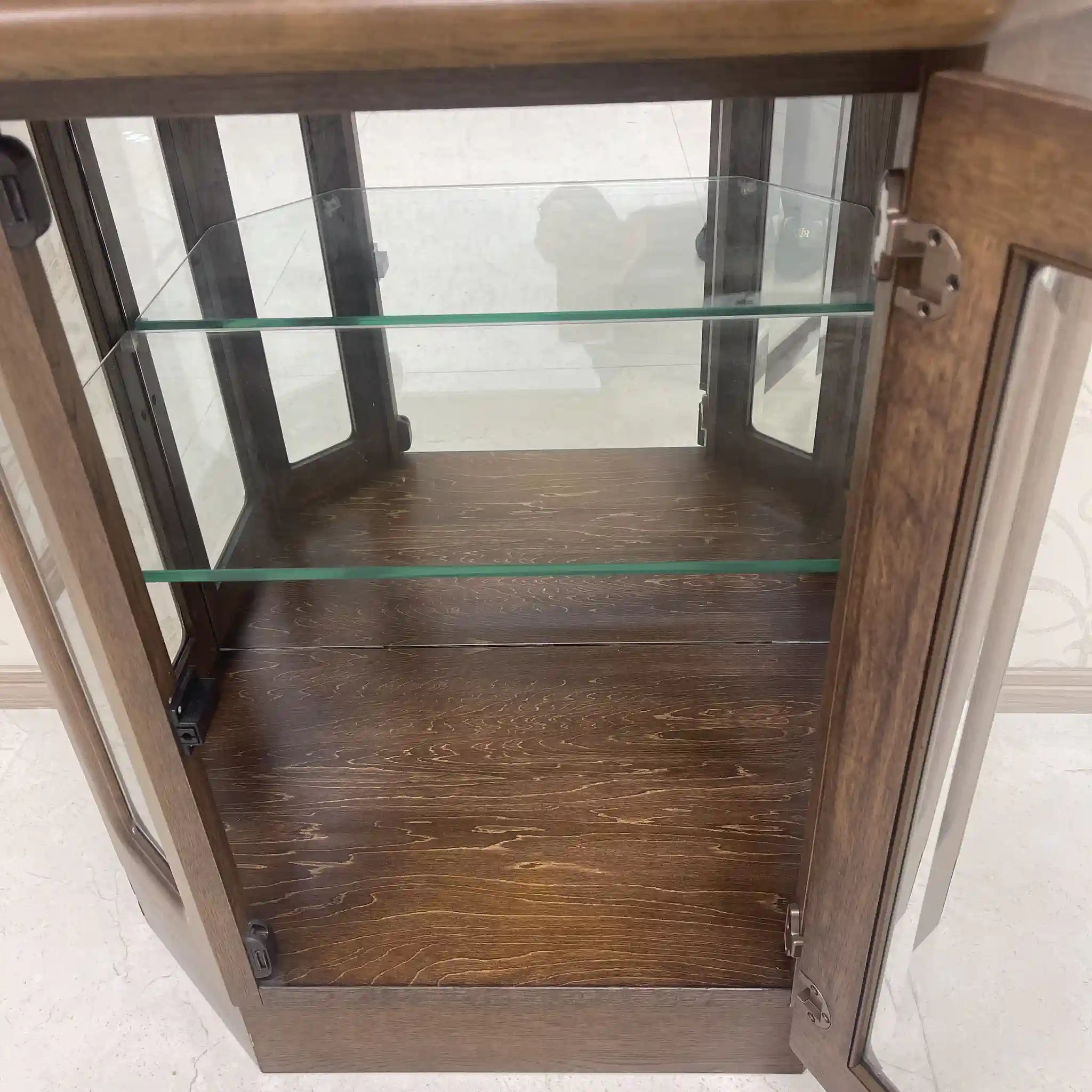 [Reuse] Glass showcase / Karimoku / HS2330MW / Natural wood / Japan / Molding decoration
