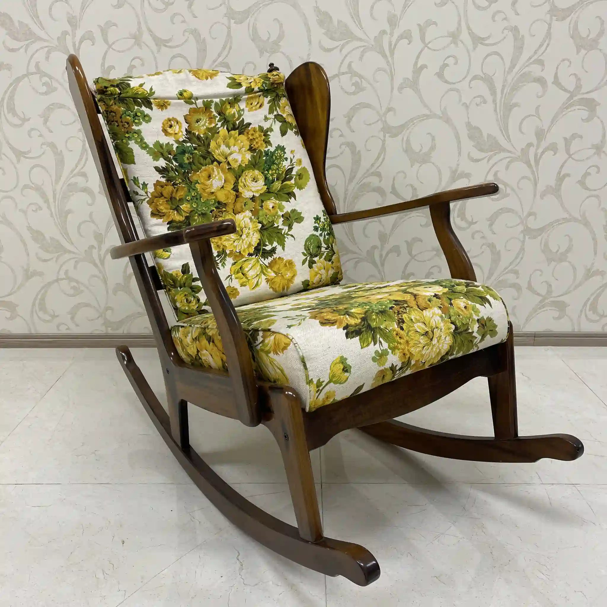 【リユース】 ロッキングチェア / カリモク / ブナ材 / 日本 / 木組み,ハイバック