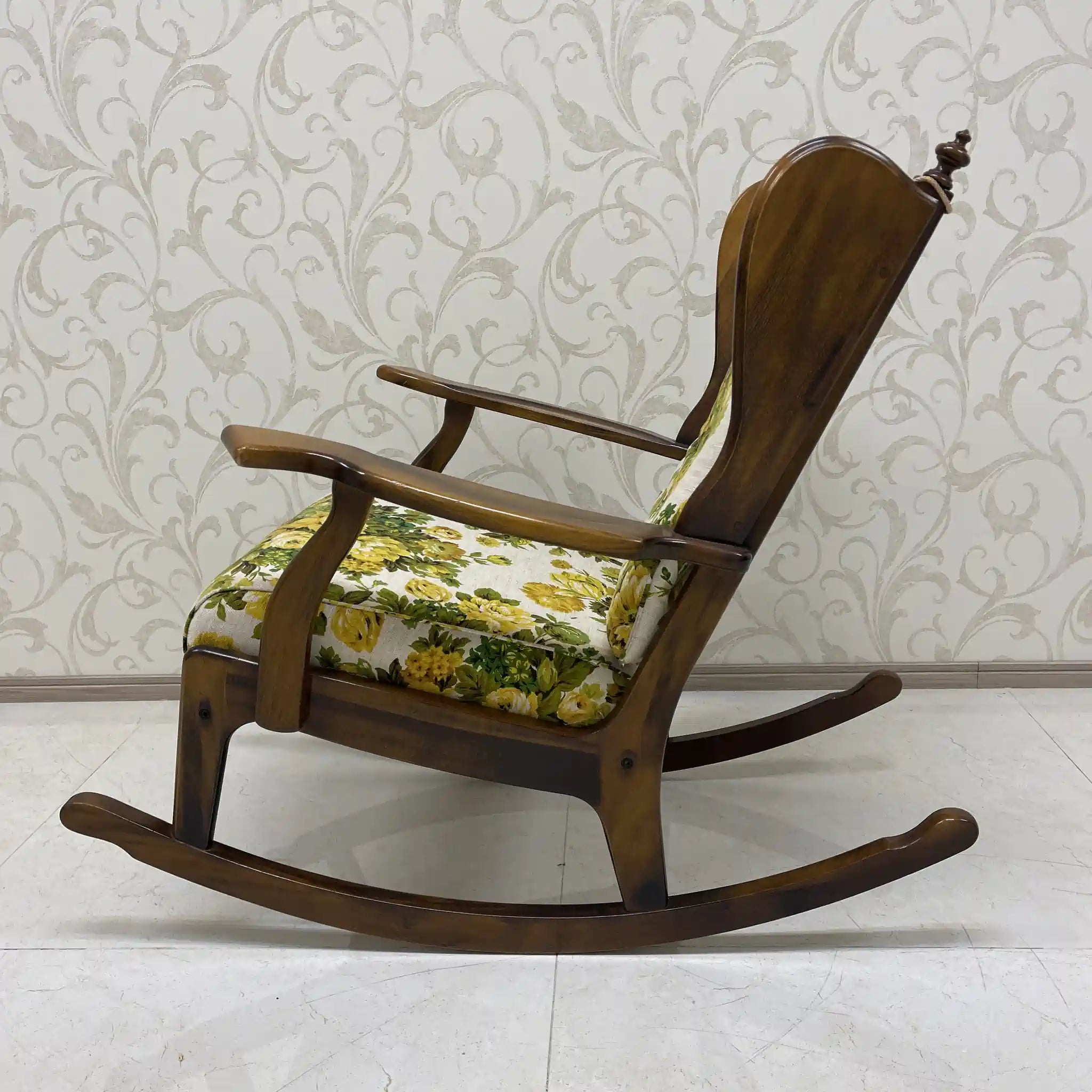 【リユース】 ロッキングチェア / カリモク / ブナ材 / 日本 / 木組み,ハイバック