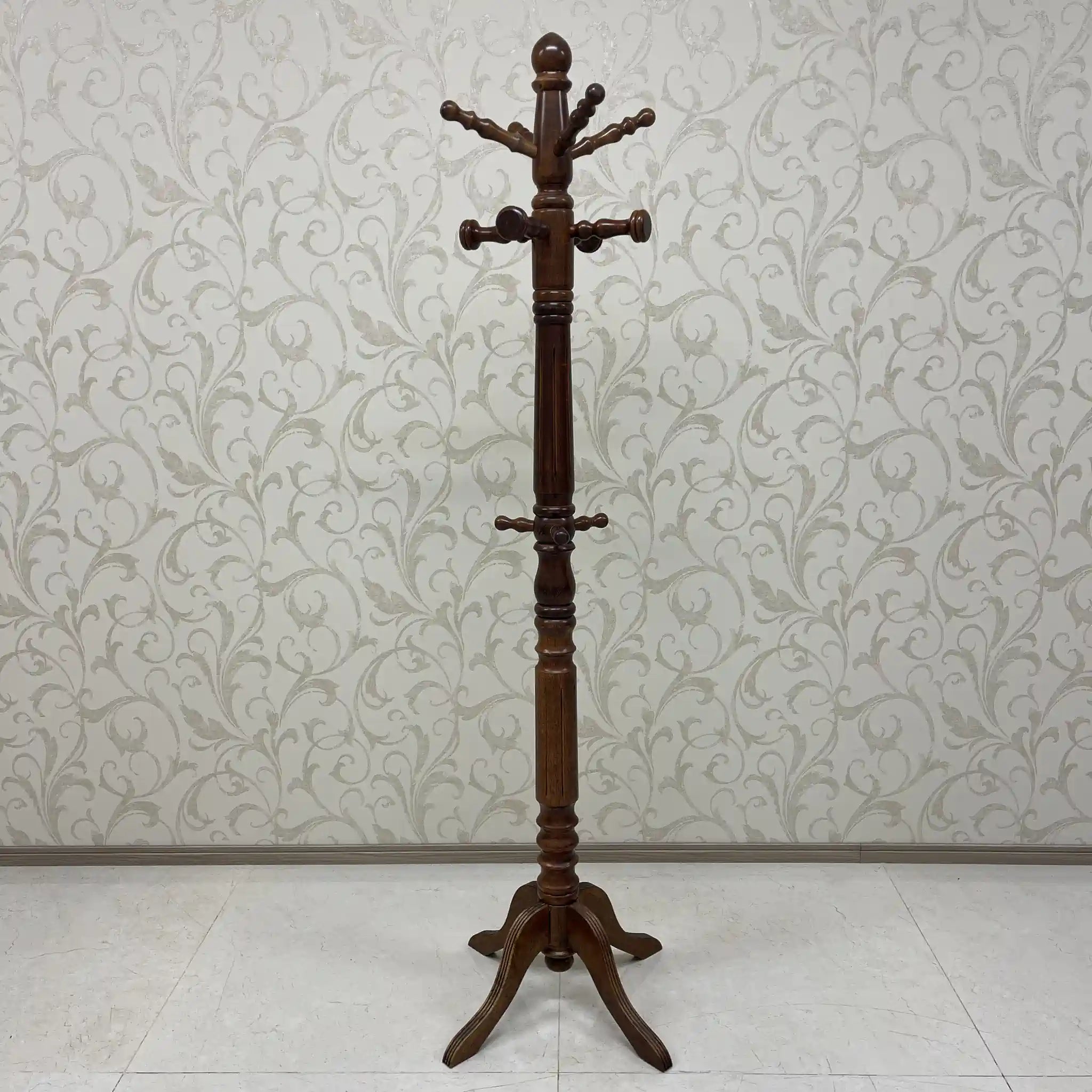 【リユース】 カントリー調ポールハンガー