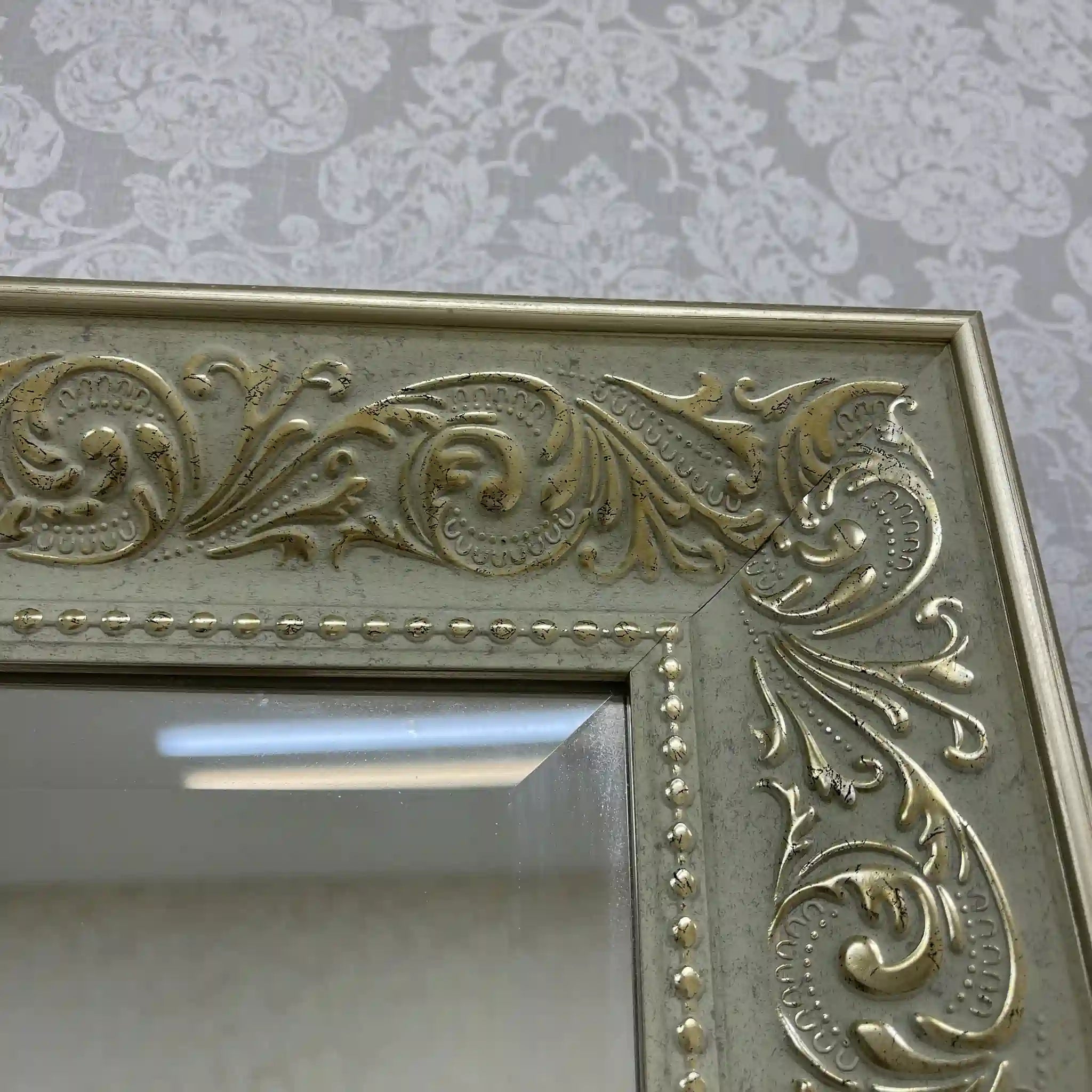 【リユース】 アンティーク調ミラー