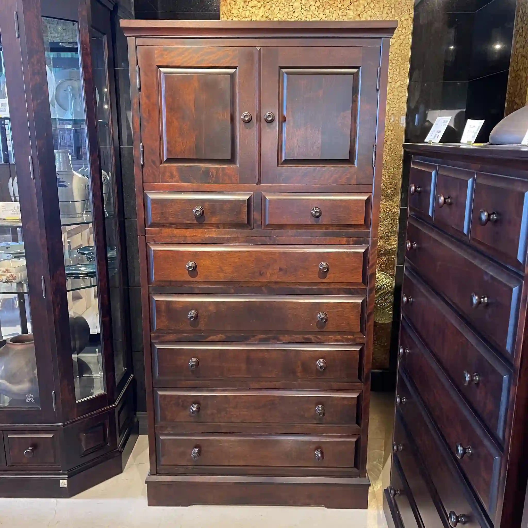 【リユース】 チェスト / 北海道民芸家具 / HM537K / 木製 / 日本