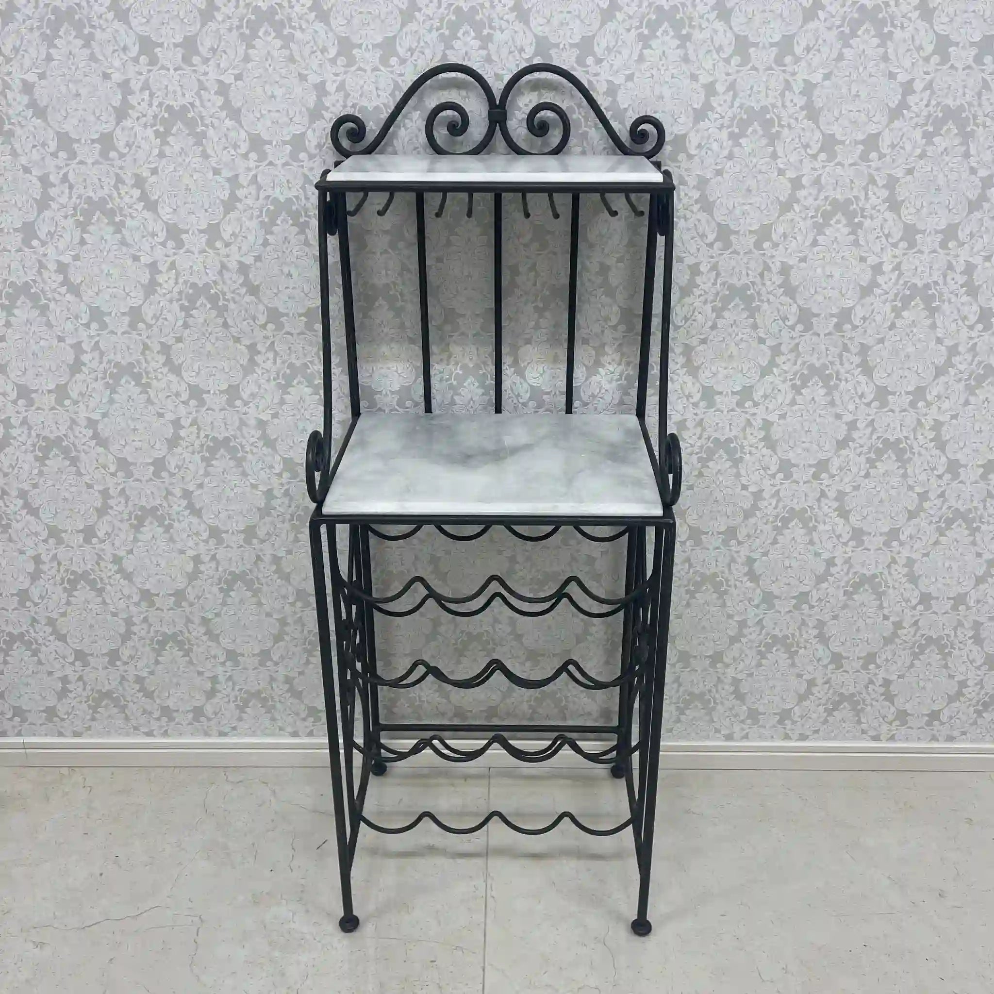 【リユース】 ワインラック / アイアン大理石