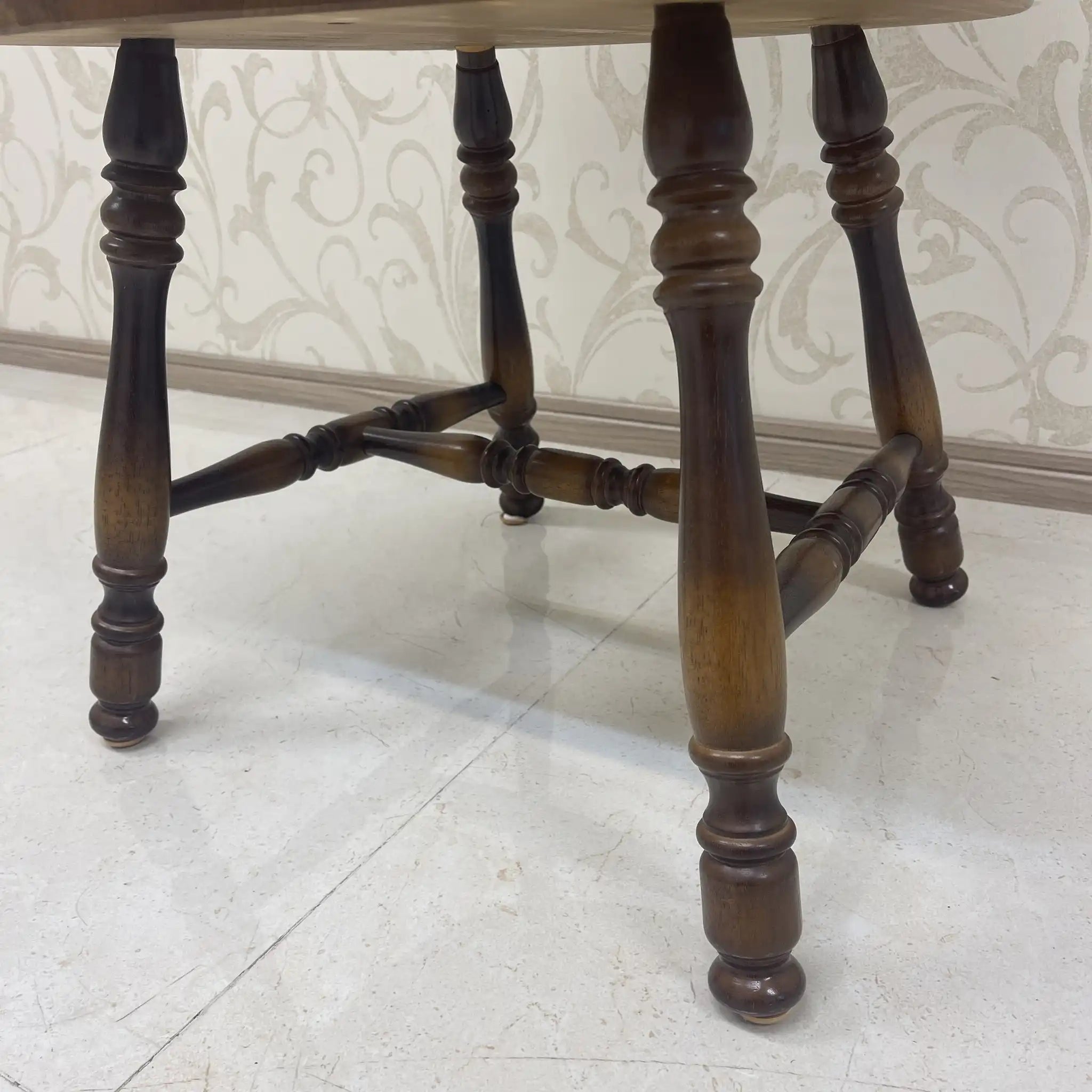 【リユース】 ウィンザーチェア / 飛騨産業(キツツキ） / ブナ材ラタン(籐) / 日本 / 肘掛け付