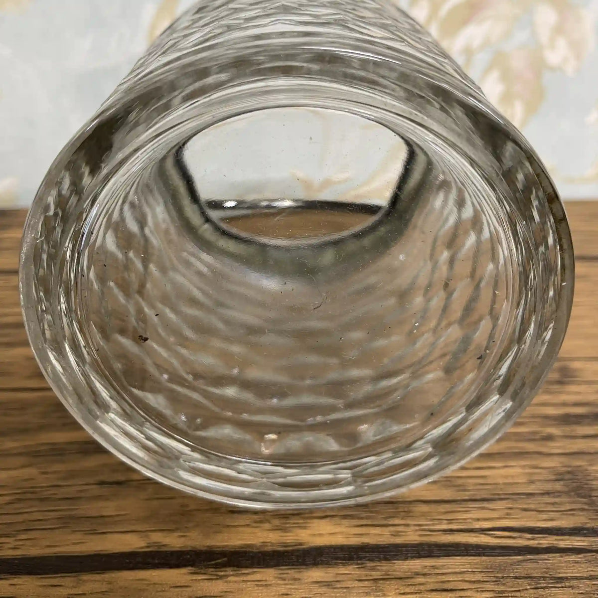 Biscuit jar / 1970s / Glass / England / Glass container, accessory case, display, cafe / [Vintage]