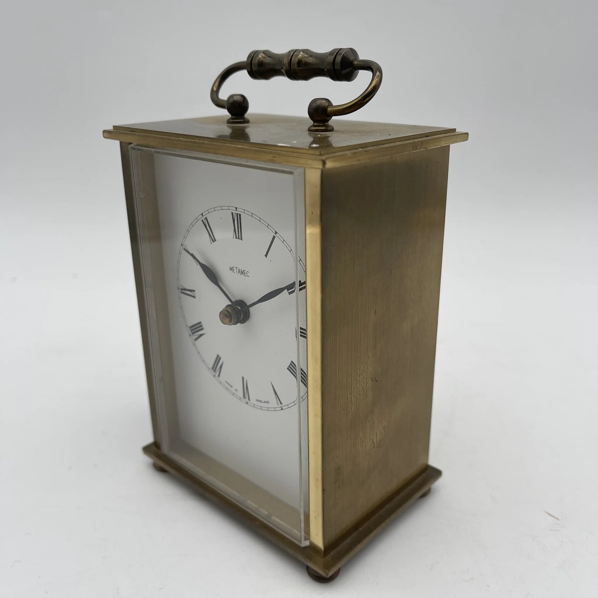 【ビンテージ】 置き時計 / Metamec（メタメック）」製 / 真鍮 / イギリス