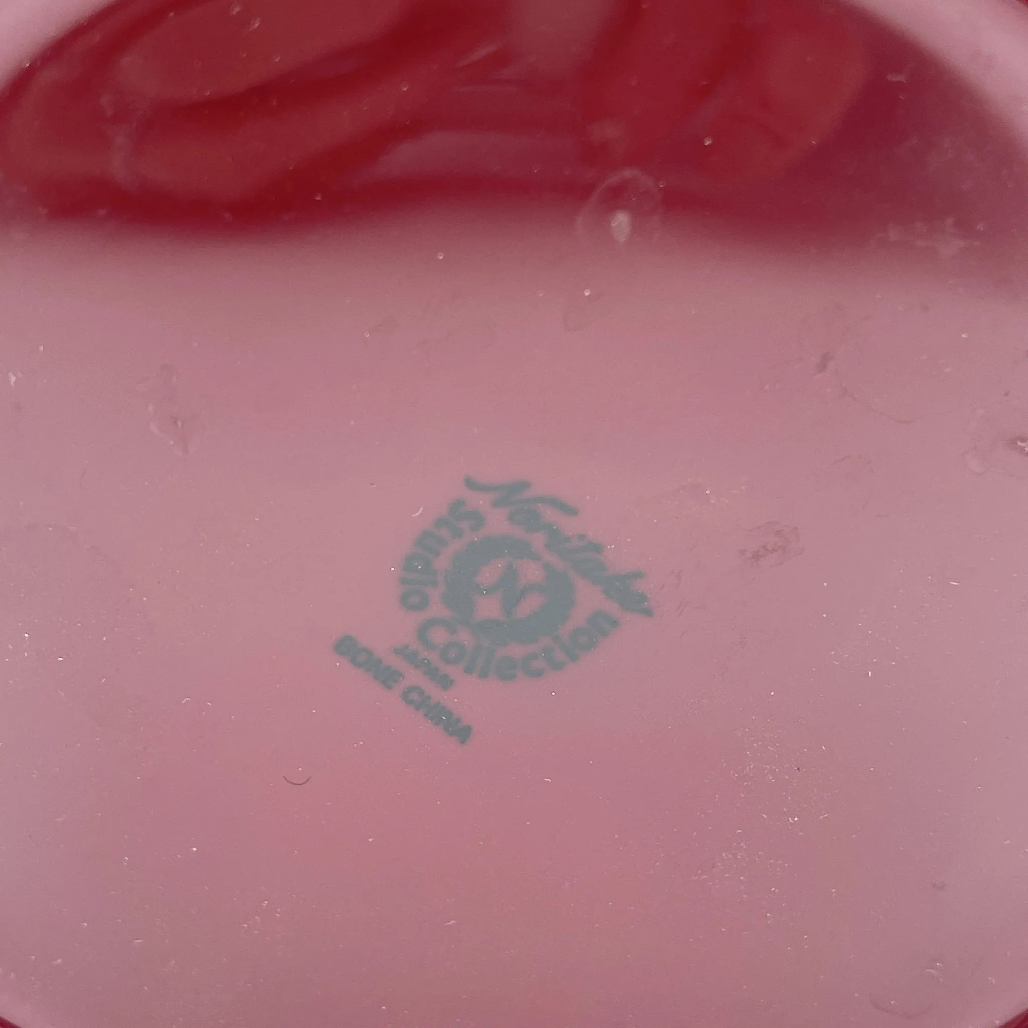 【リユース】 花瓶 / ノリタケ (Noritake) / 辰砂（しんしゃ） / Bone China / 日本 / 還元焼成, 瑞鳥双耳