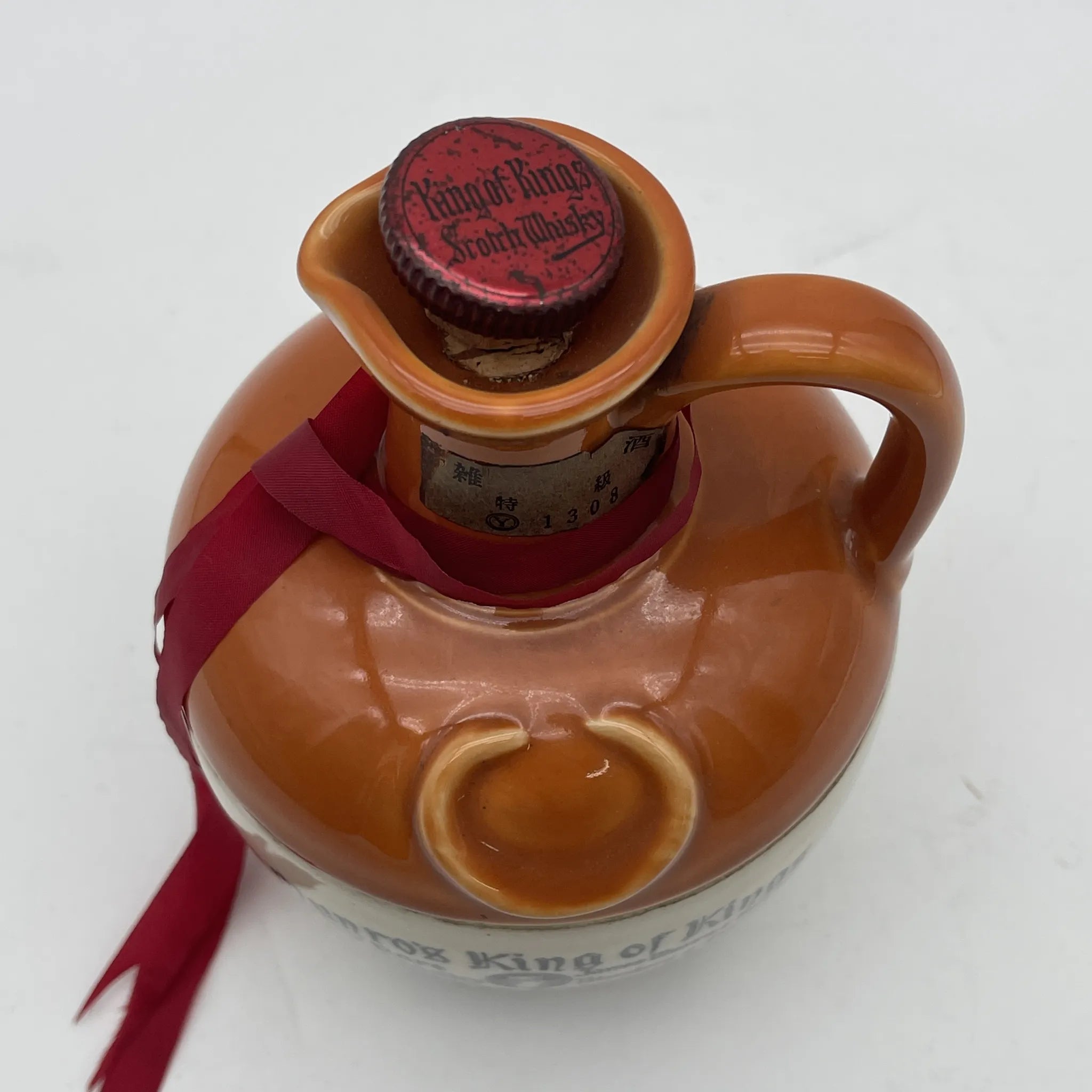 [Vintage] Pottery bottle / James Munro & Sons / King of Kings / 1970s (estimated) / Pottery / England / Scotch whiskey bottle