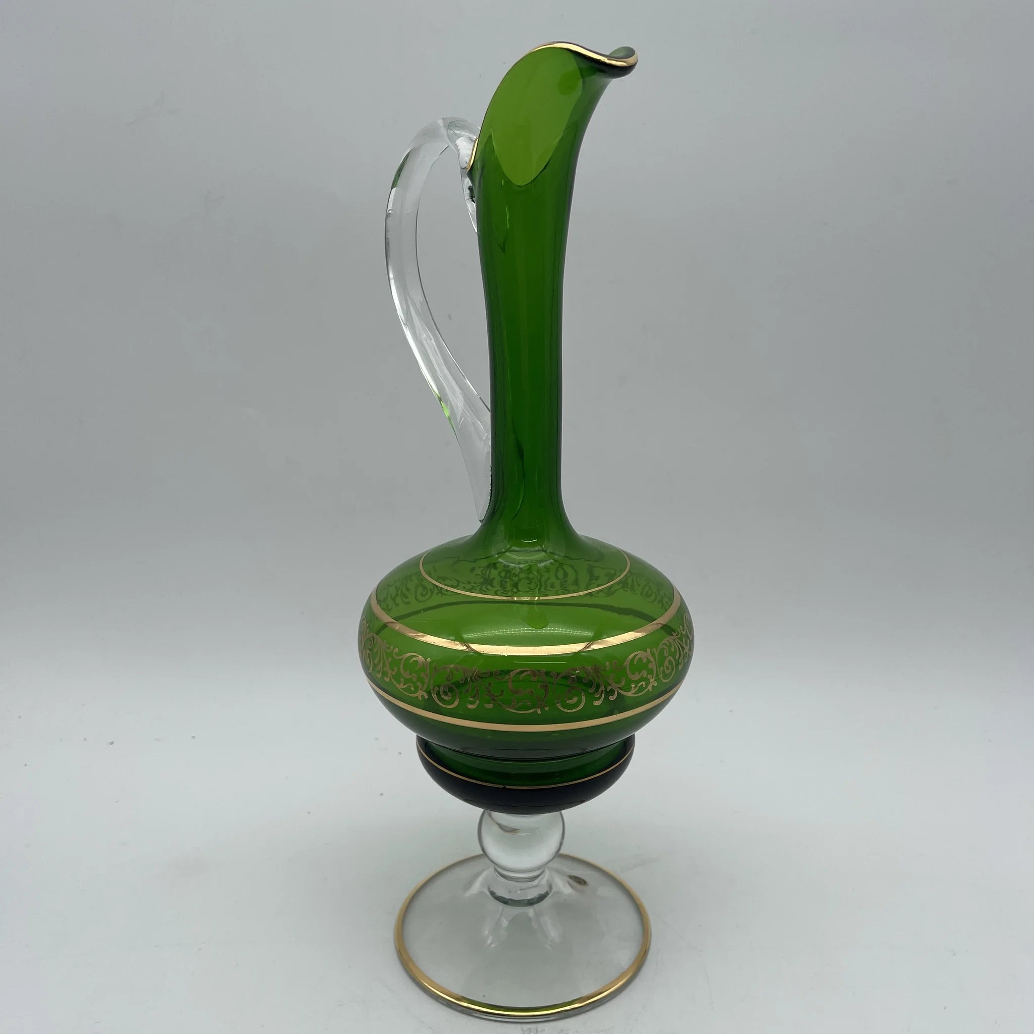 [Vintage] Ewer (vase) / Venetian glass / 1960-1980s (estimated) / Glass / Italy / Arabesque pattern
