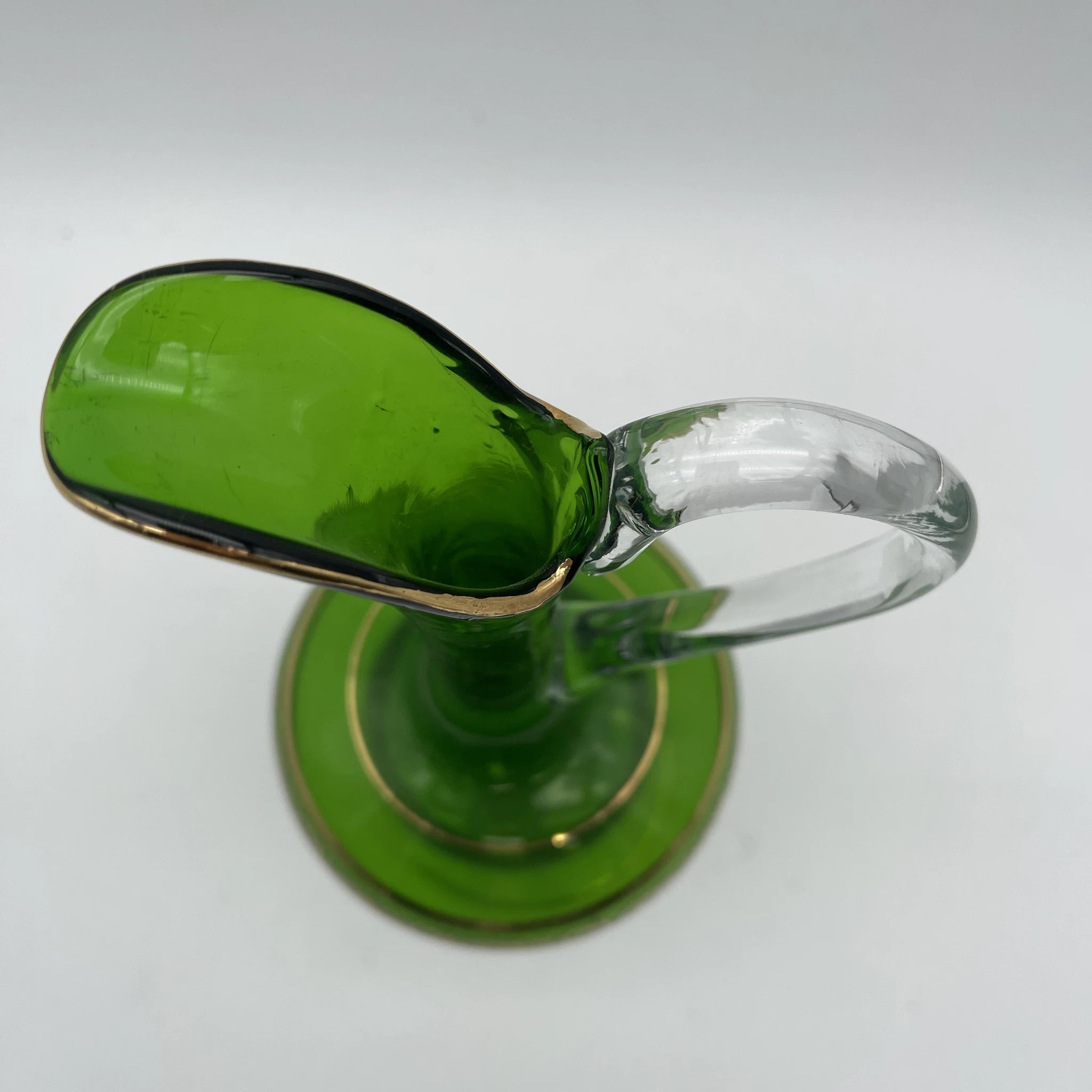[Vintage] Ewer (vase) / Venetian glass / 1960-1980s (estimated) / Glass / Italy / Arabesque pattern