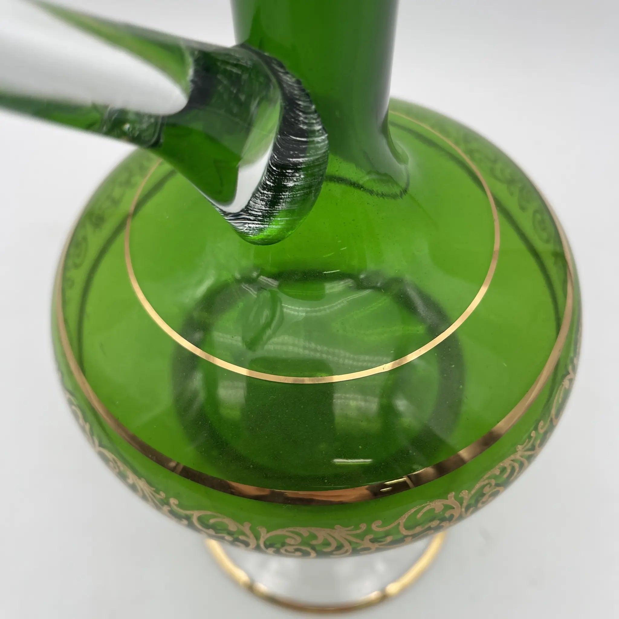 [Vintage] Ewer (vase) / Venetian glass / 1960-1980s (estimated) / Glass / Italy / Arabesque pattern