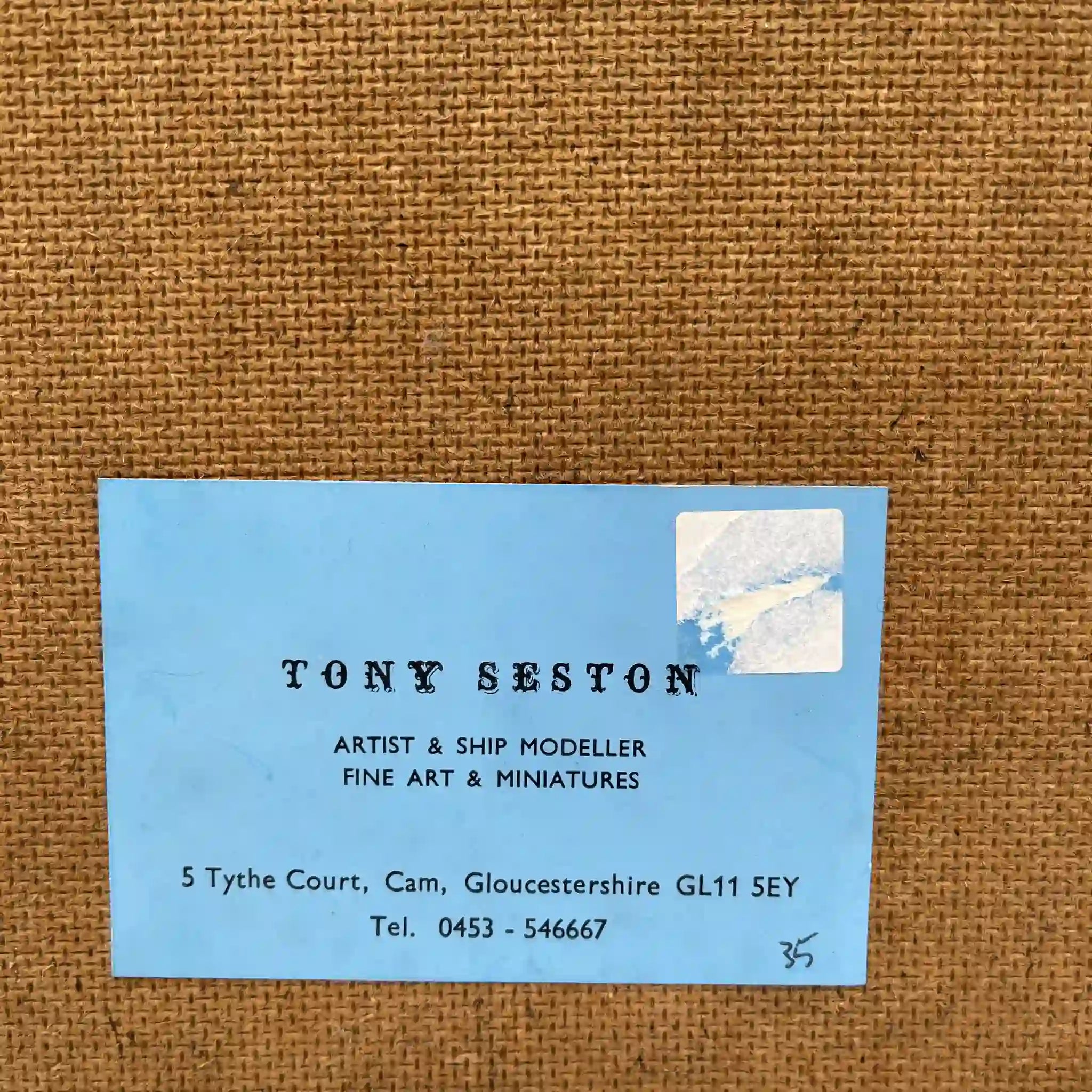 [Vintage] Oil painting / TONY SESTON / 20th century / Canvas / England