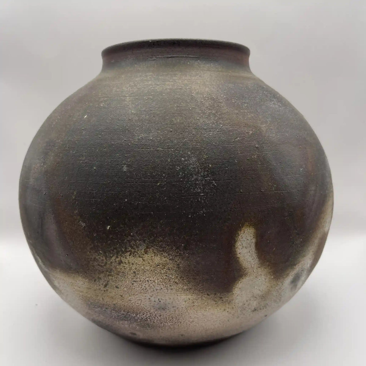 壺(花器) / 備前焼 / 1970年〜1990年代 / 木箱あり,未使用,和室